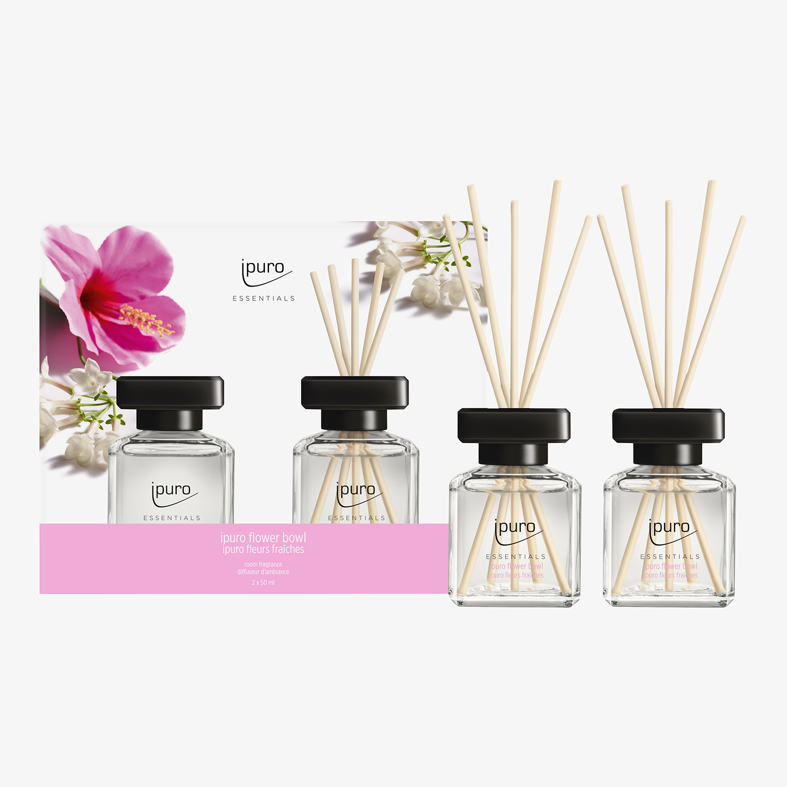 ipuro ESSENTIALS Raumduft-Set Flower Bowl