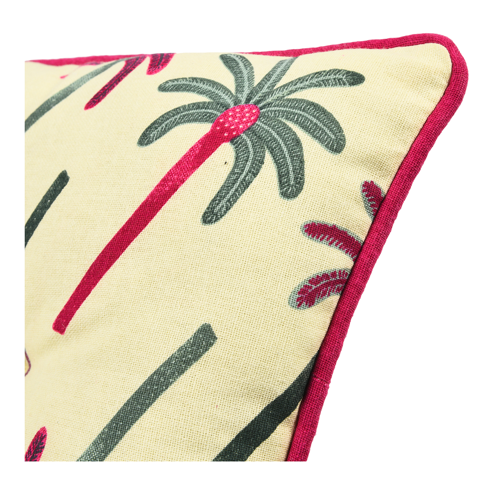 Outdoor-Sitzkissen Palms mit Nackenrolle