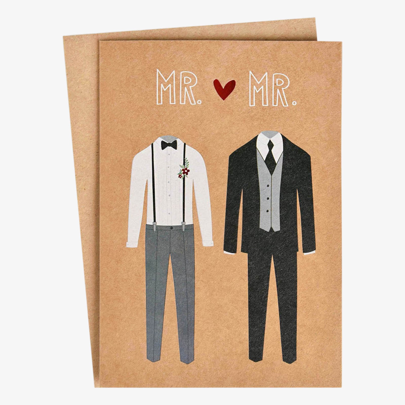Klappkarte Mr & Mr