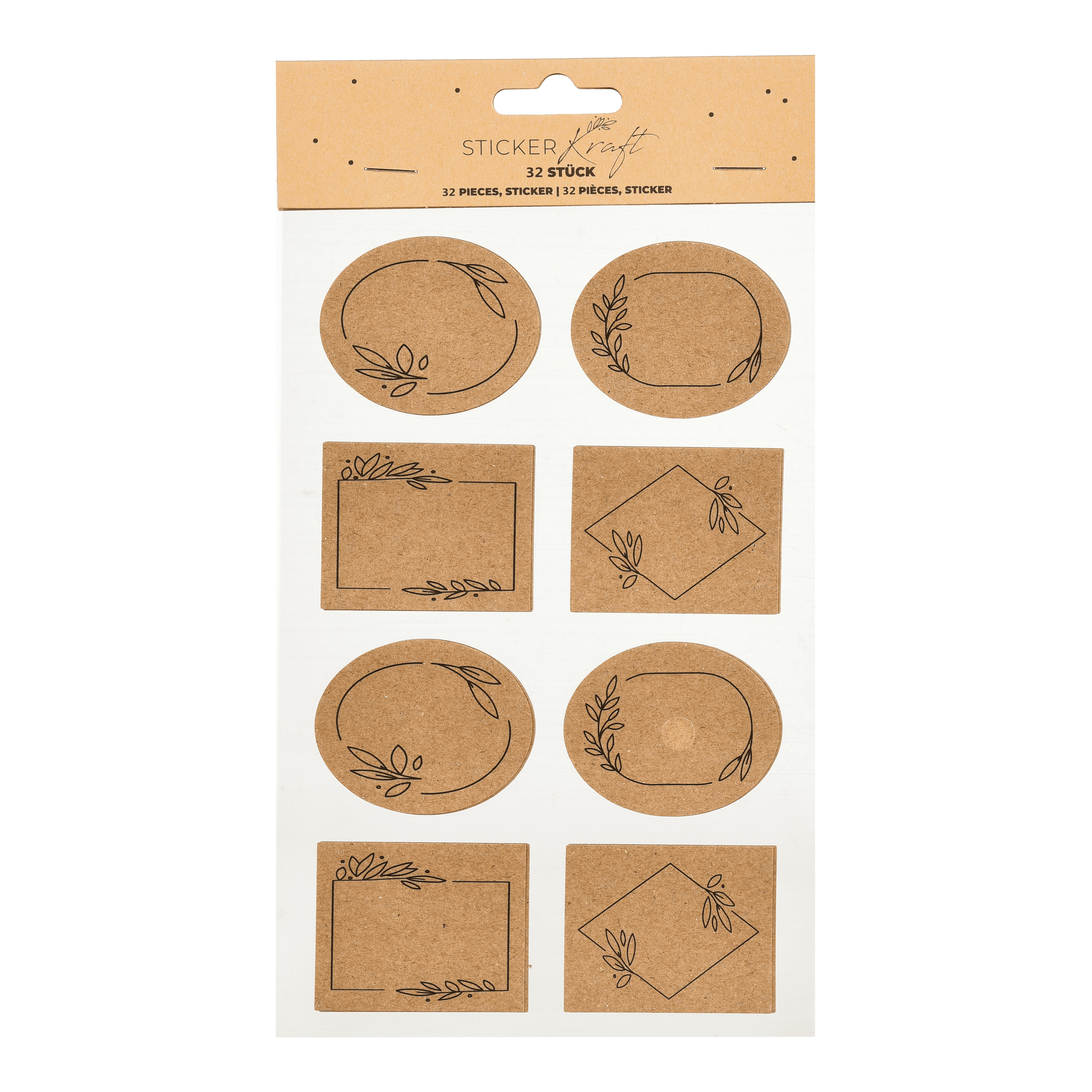 Sticker-Set Kraft