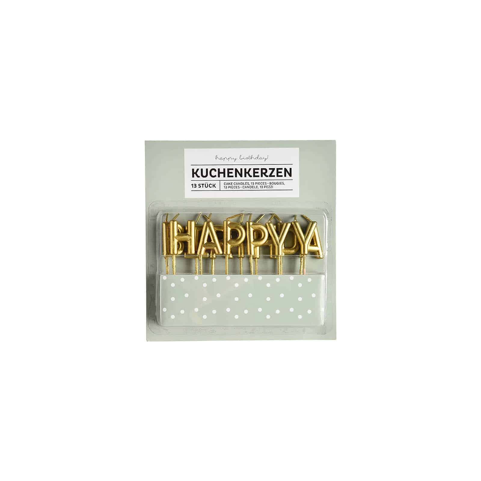 Kuchenkerzen-Set Birthday