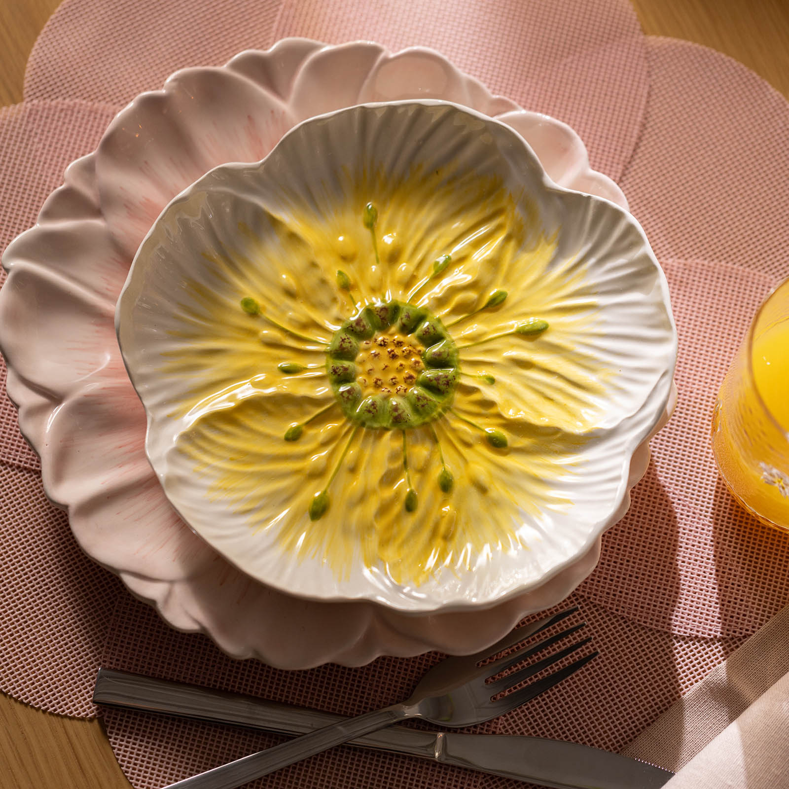 Speiseteller Flower