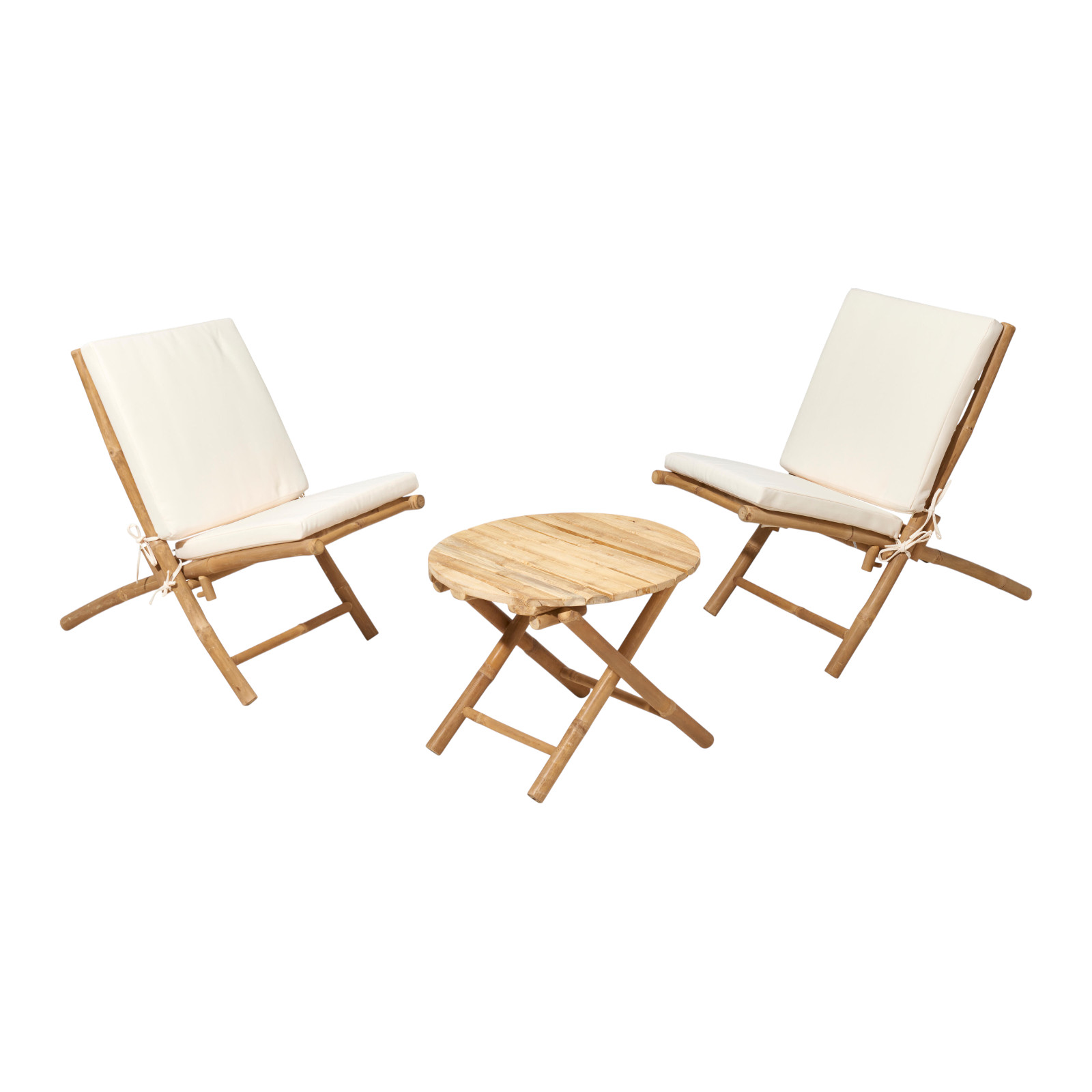 Outdoor-Sitzgruppe Bambus