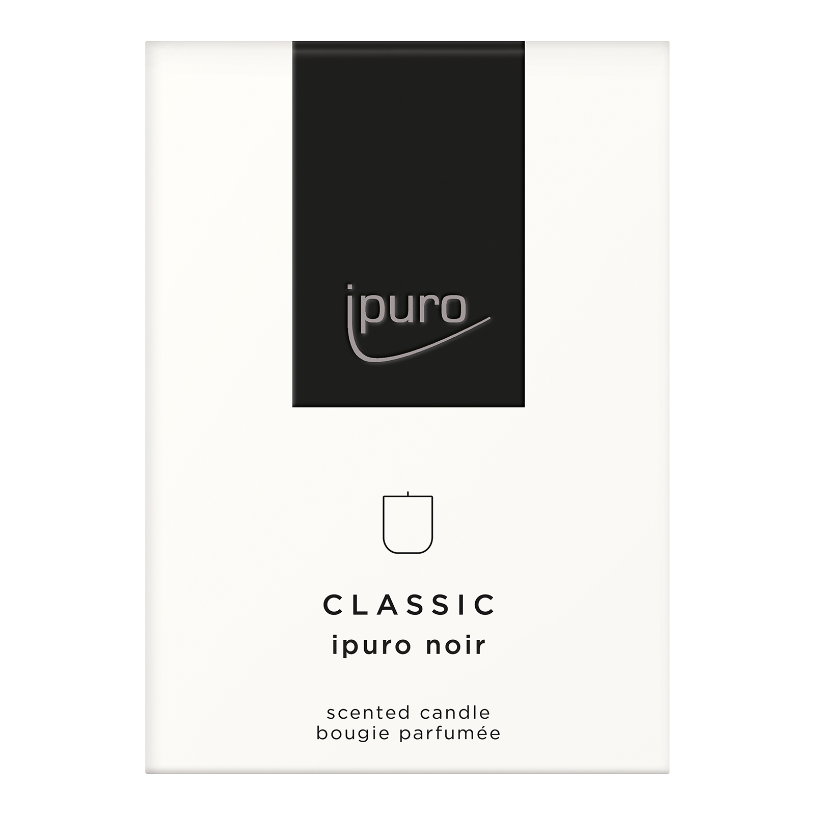 ipuro CLASSIC Duftkerze Noir