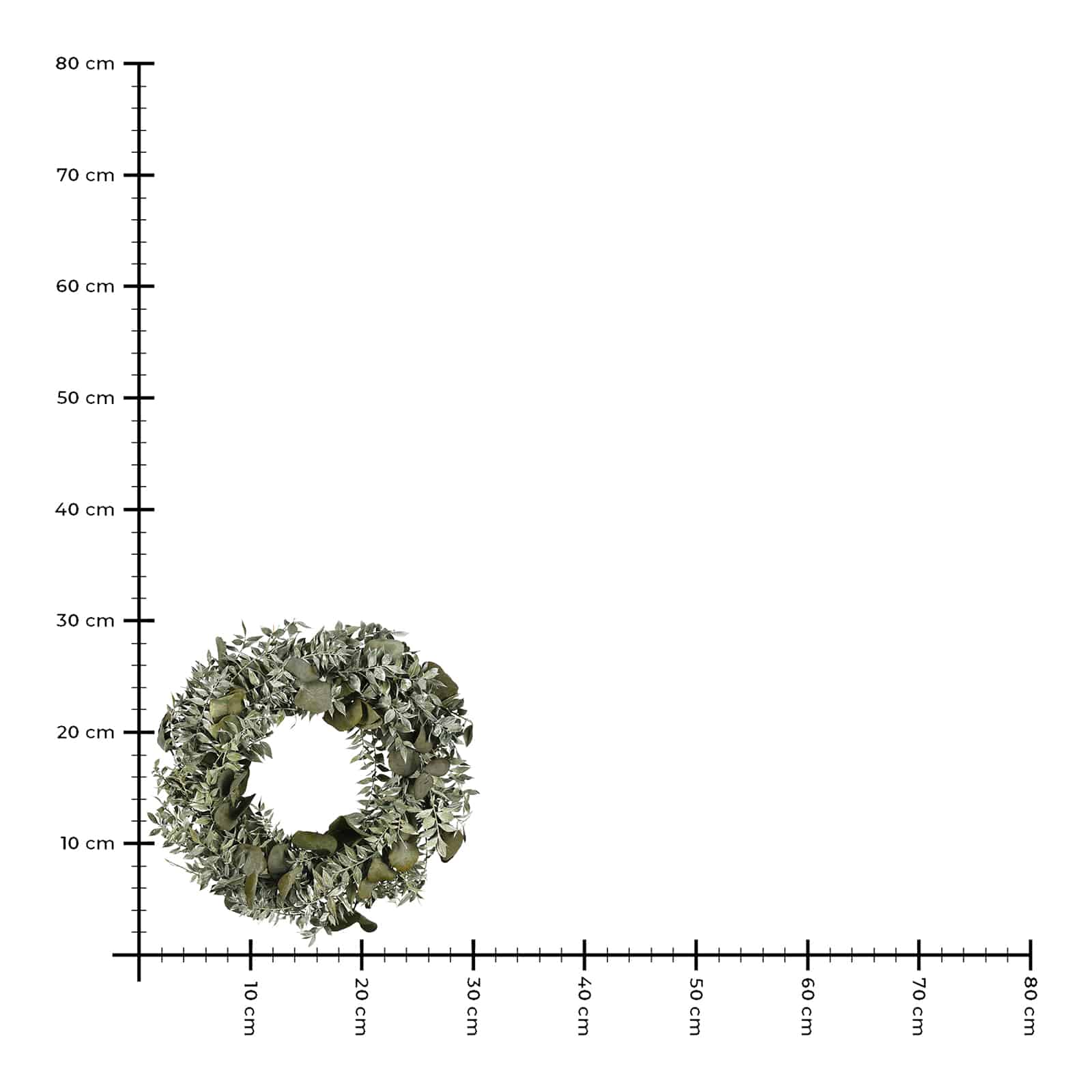 Trockenblumenkranz Euka Mix