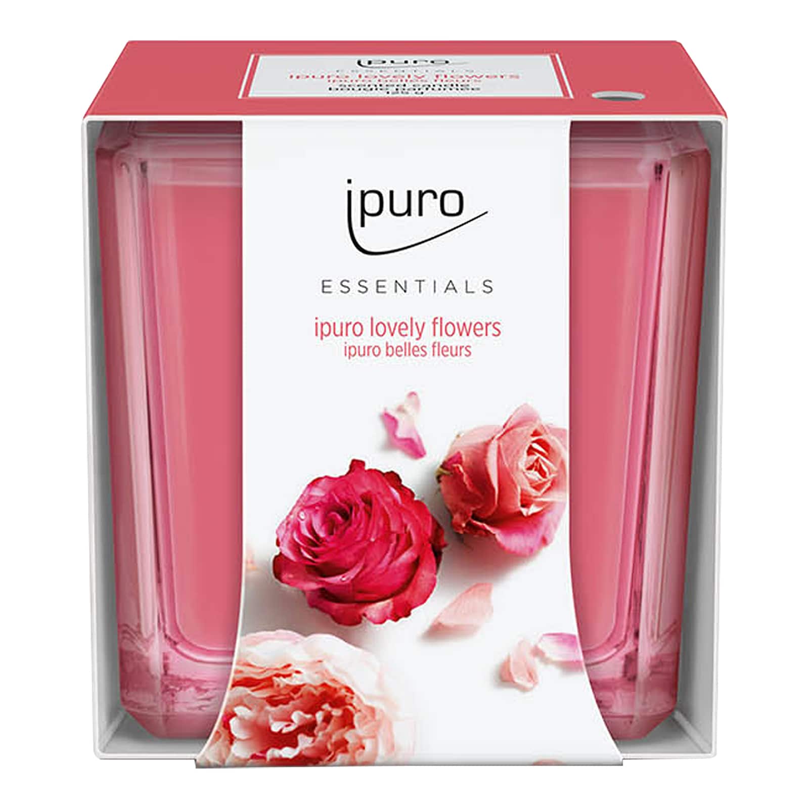 ipuro ESSENTIALS lovely flowers Duftkerze