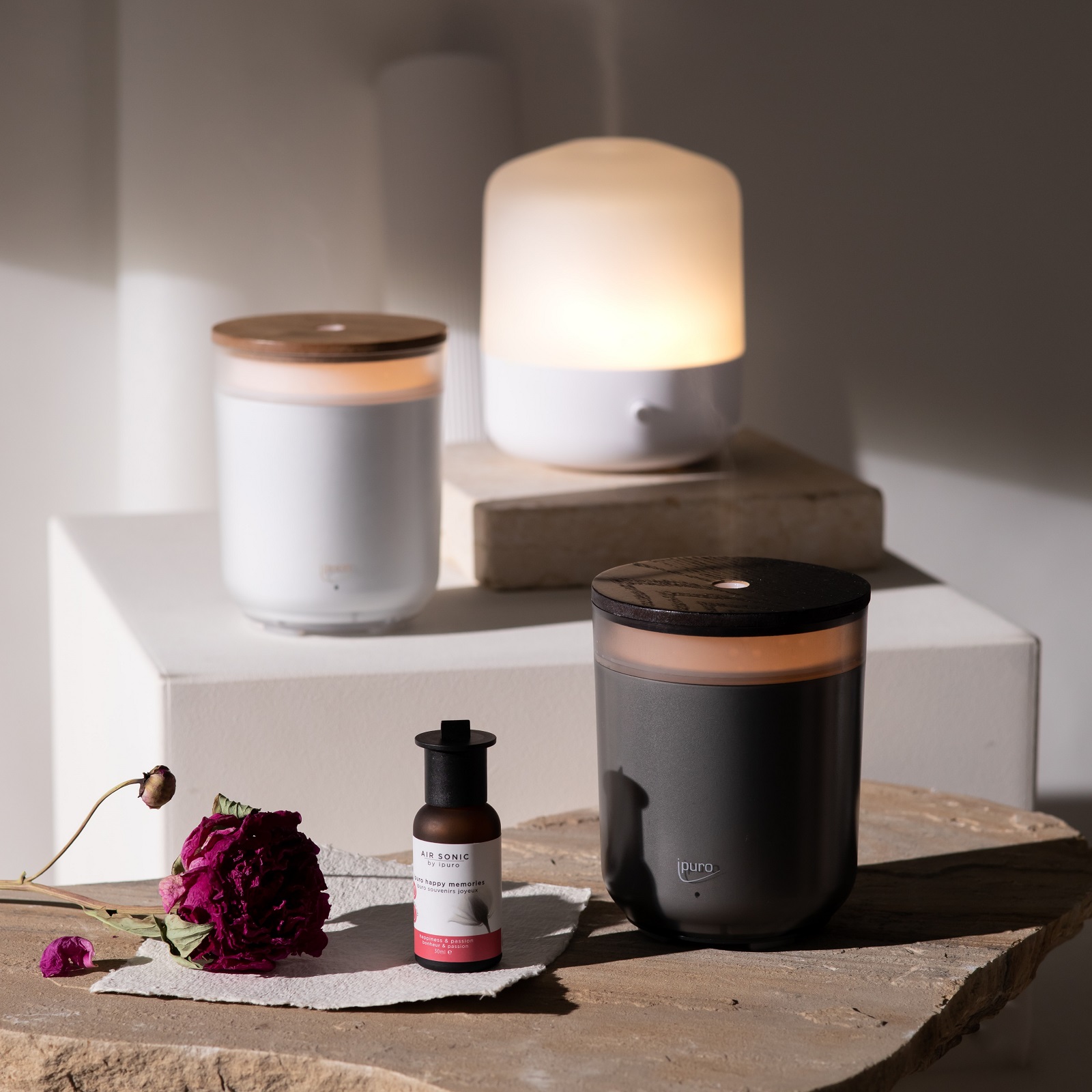 Ipuro AIR SONIC Elektrischer Aroma-Diffusor Aroma Candle