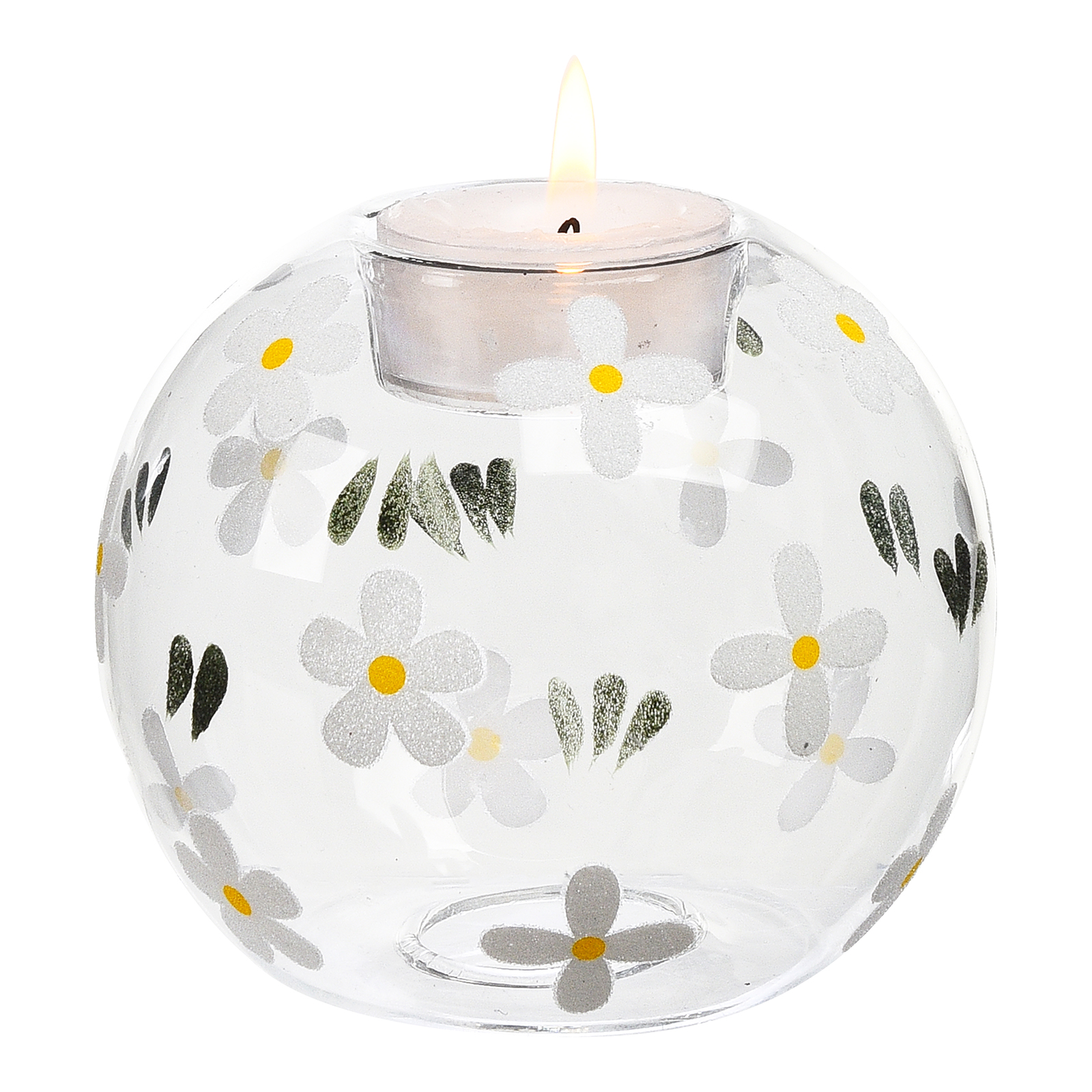 Teelichthalter Blümchen
