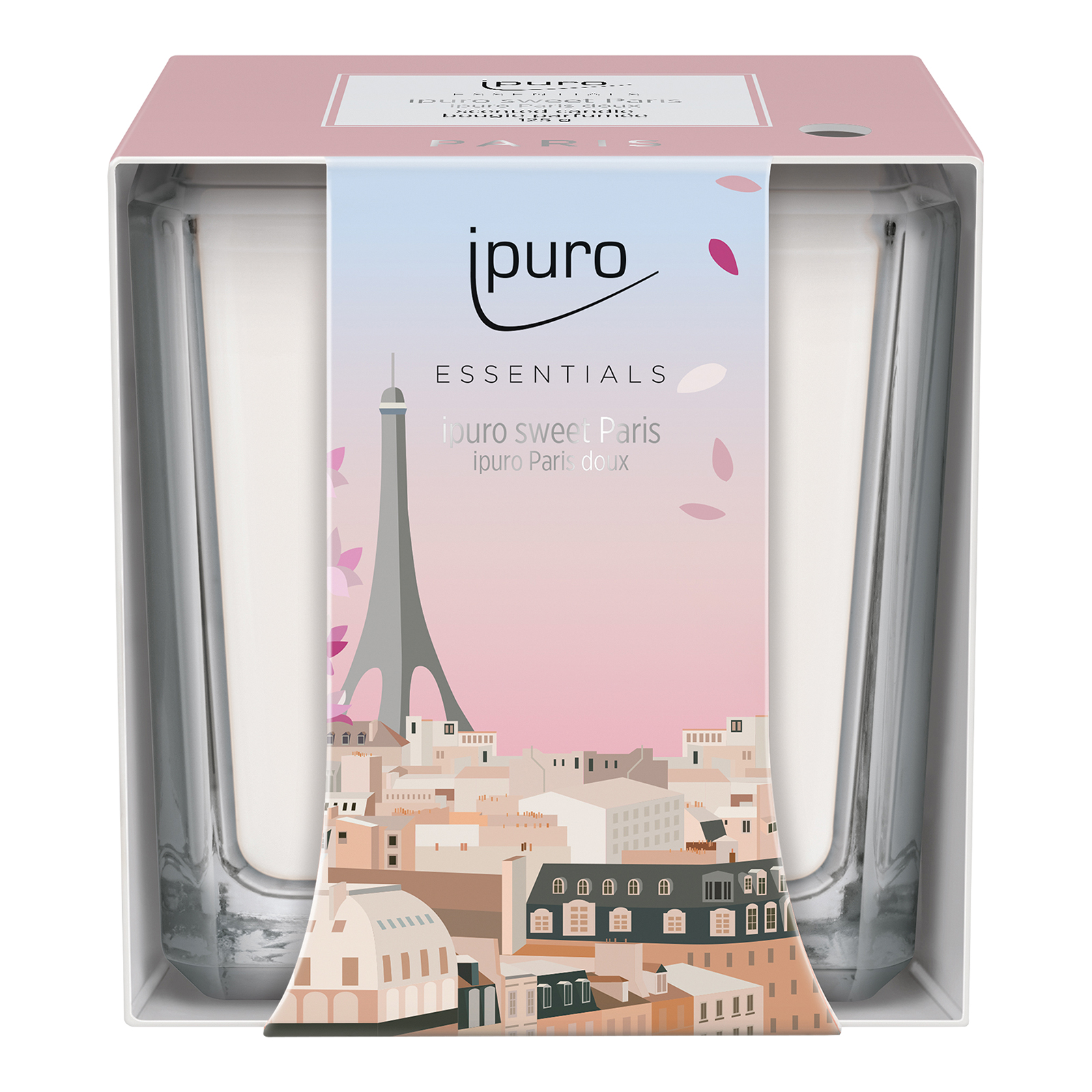 ipuro ESSENTIALS Duftkerze Sweet Paris