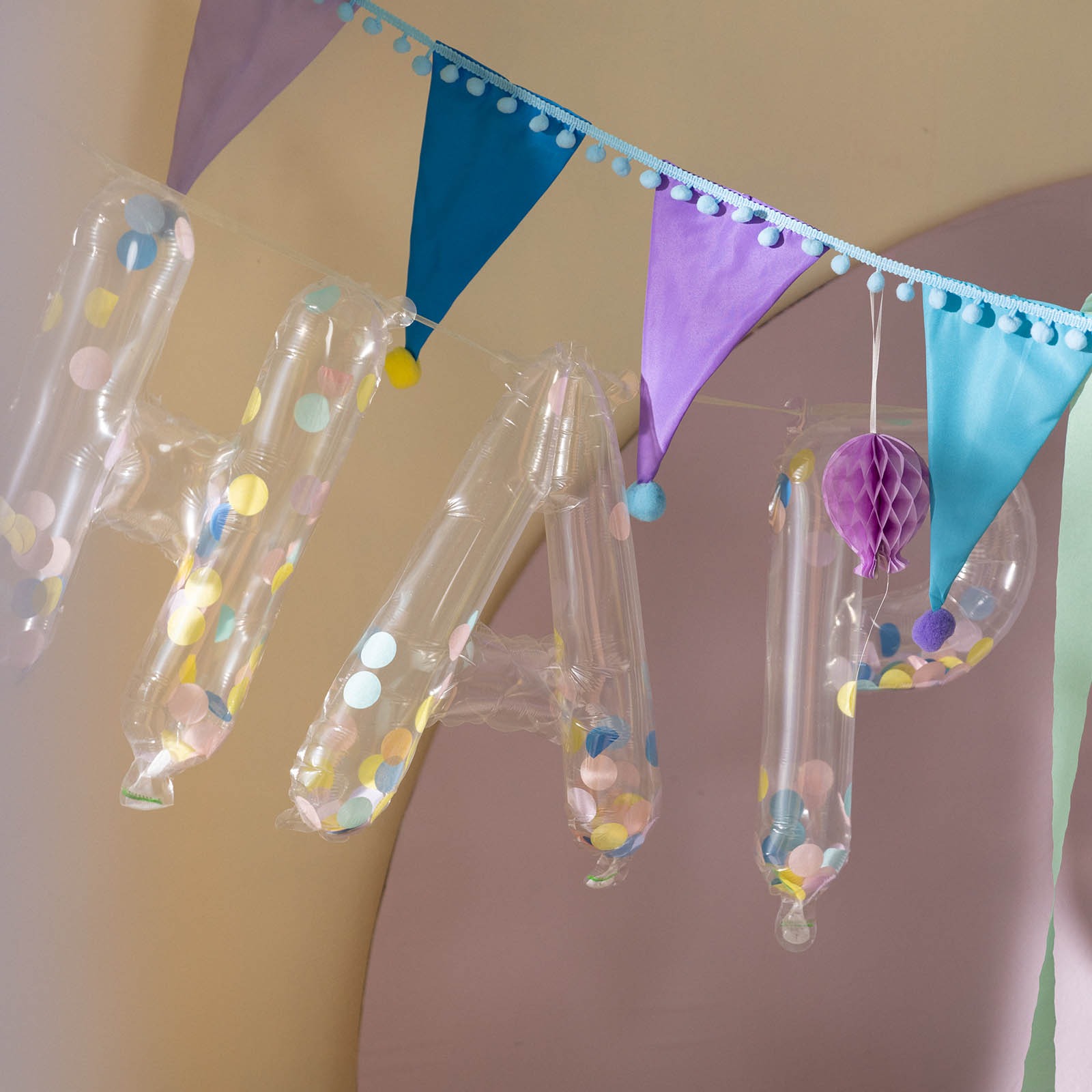 Ballon-Set Confetti Happy Birthday