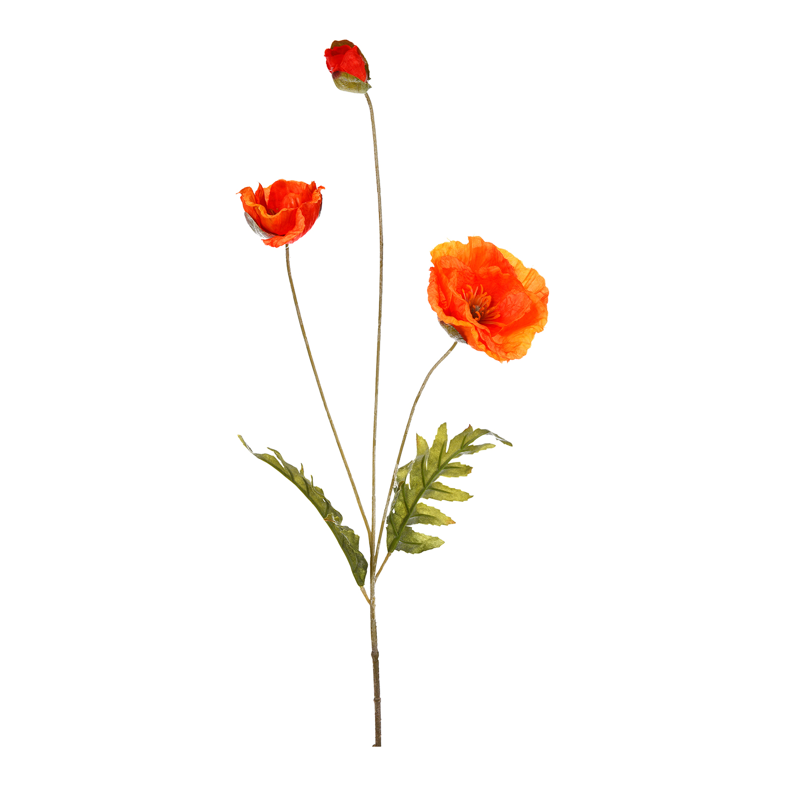 Kunstblume Mohn