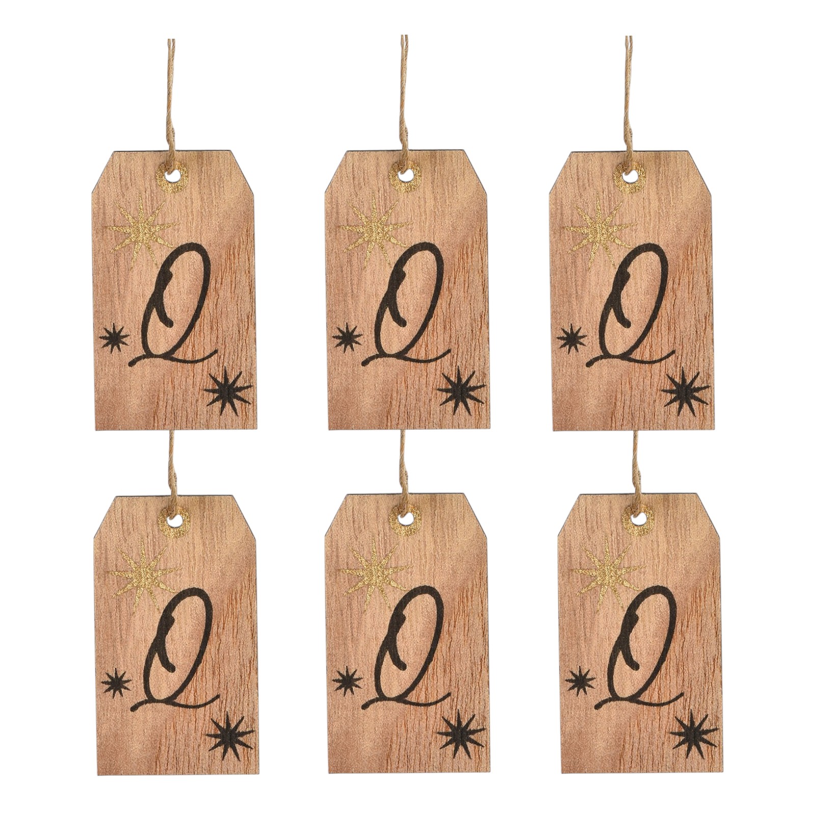 Geschenkanhänger-Set Q