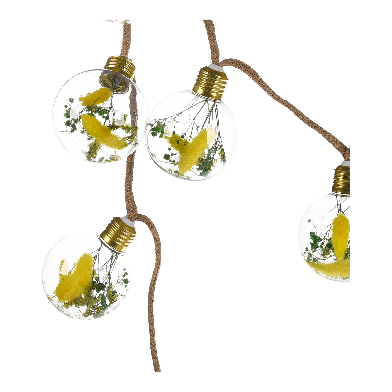 Outdoor-Lichterkette Trockenblumen