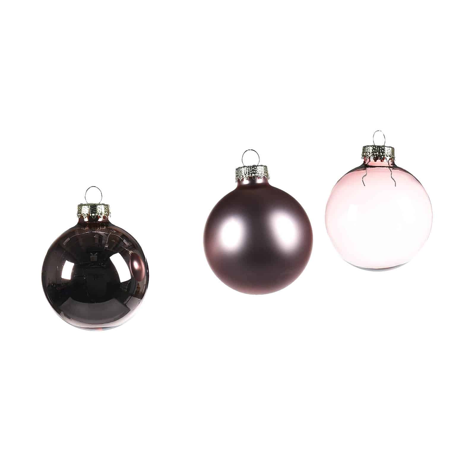 Glas-Weihnachtskugel-Set
