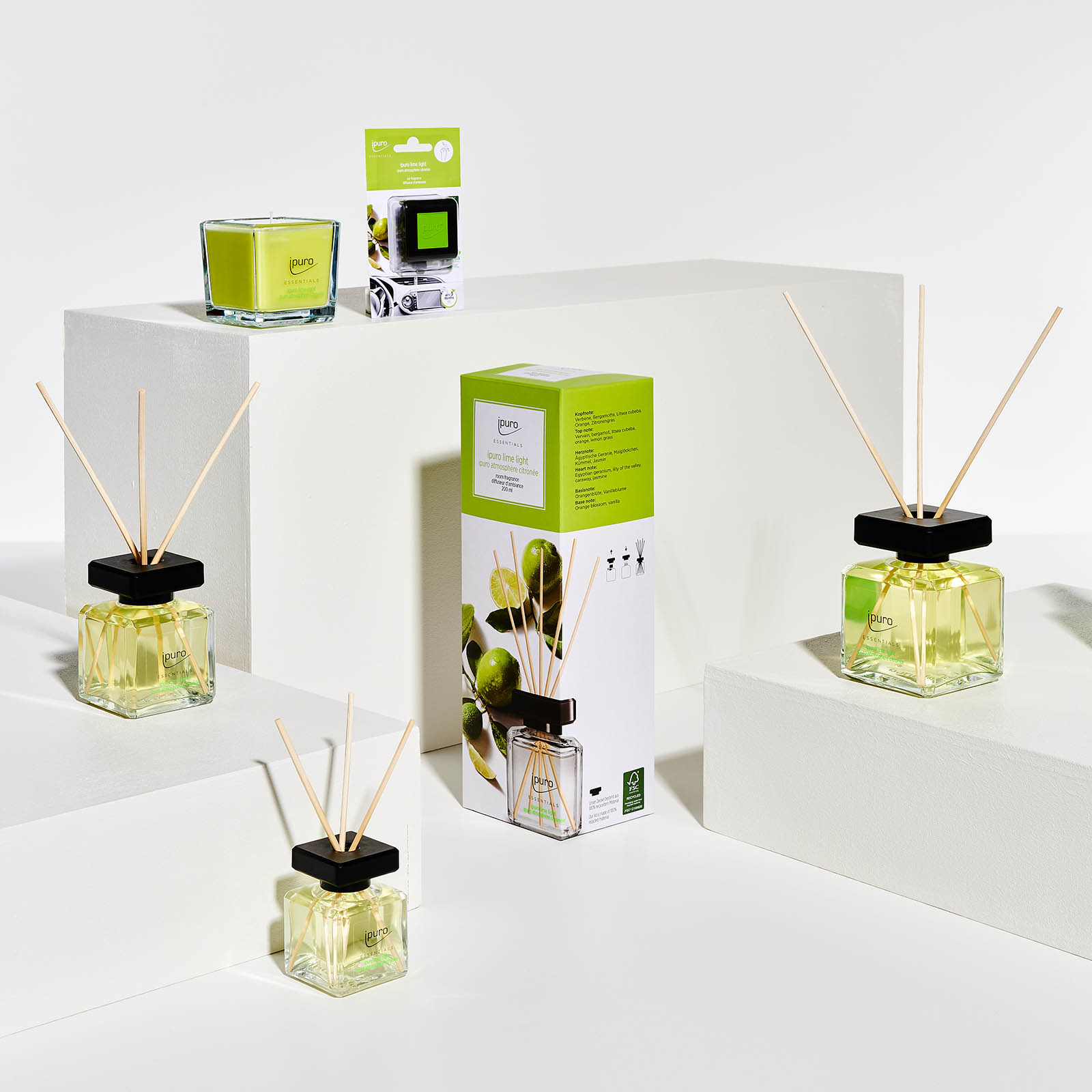 ipuro ESSENTIALS Autoduft Lime Light