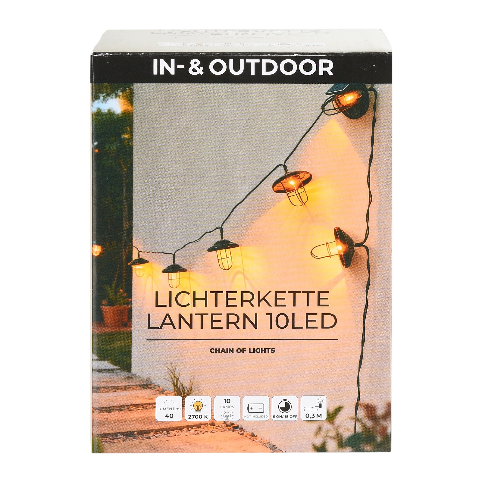 Outdoor-Lichterkette Laternen