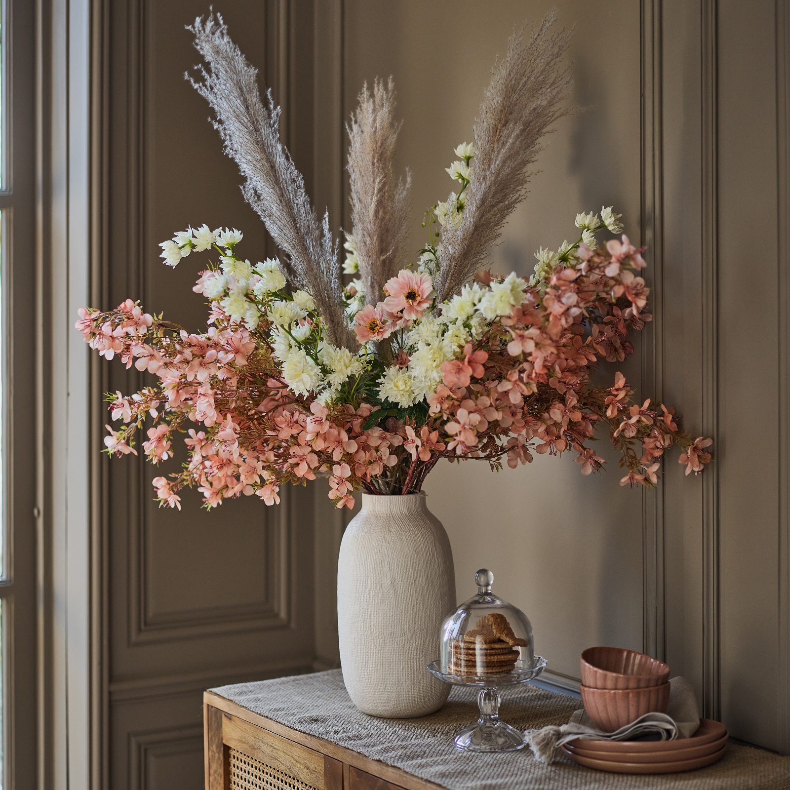 Trockenblume Pampasgras