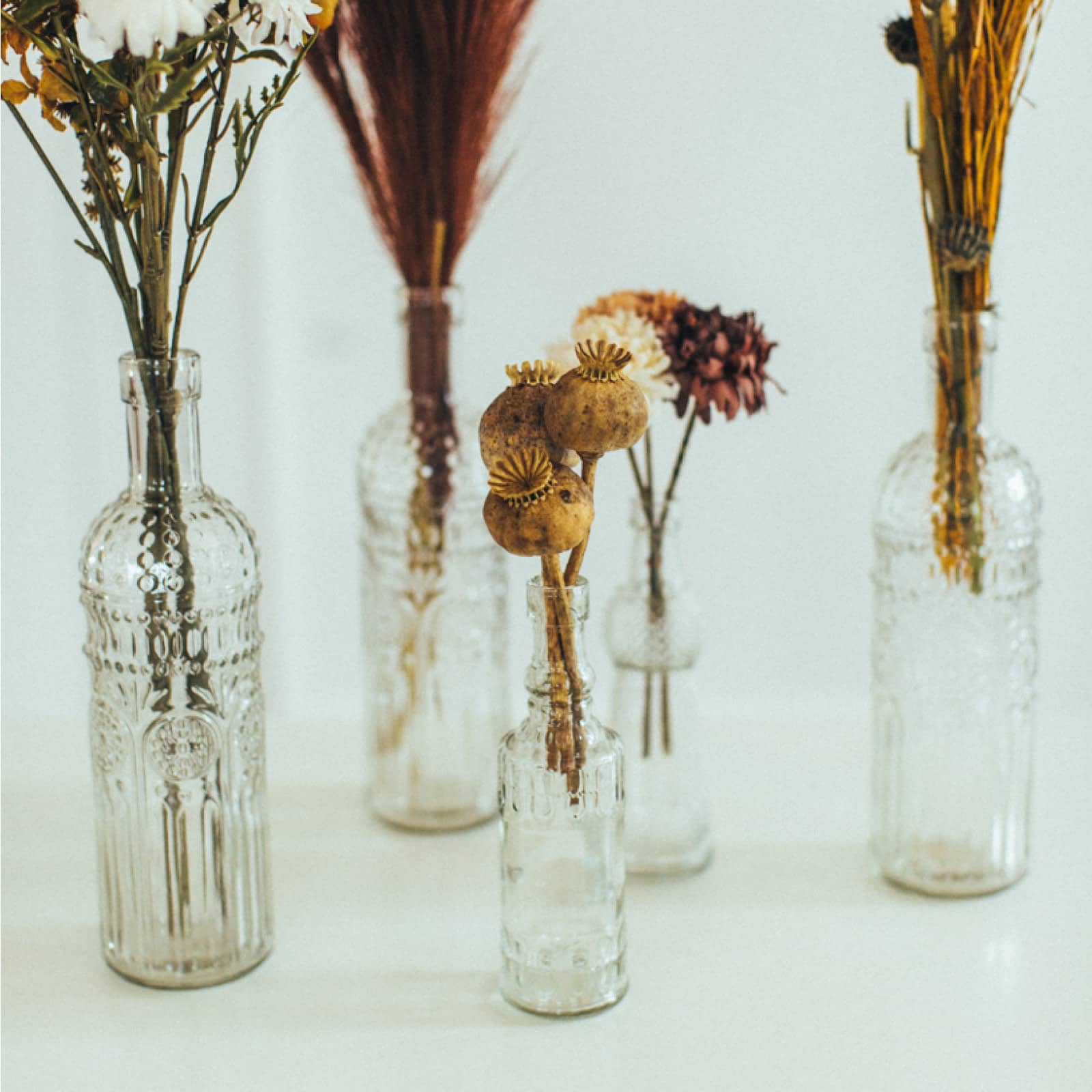 Flaschenvase Wedding