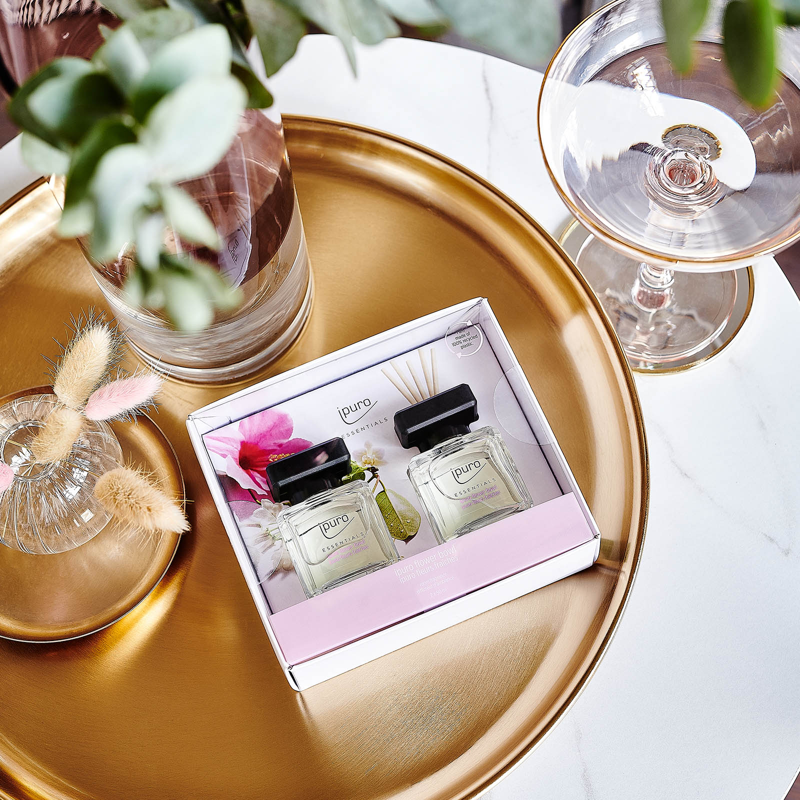 ipuro ESSENTIALS Raumduft-Set Flower Bowl