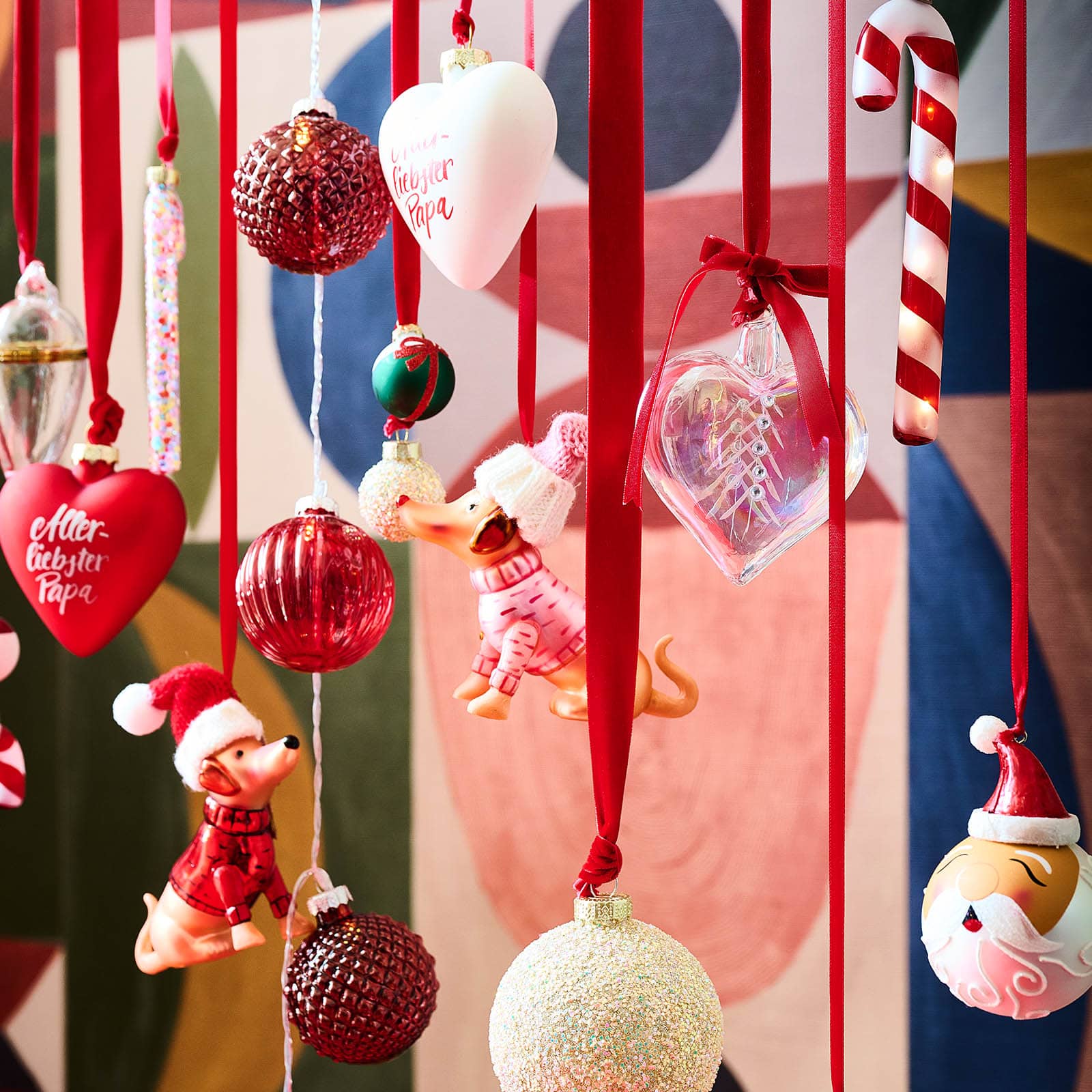 Glas-Baumschmuck Candycane
