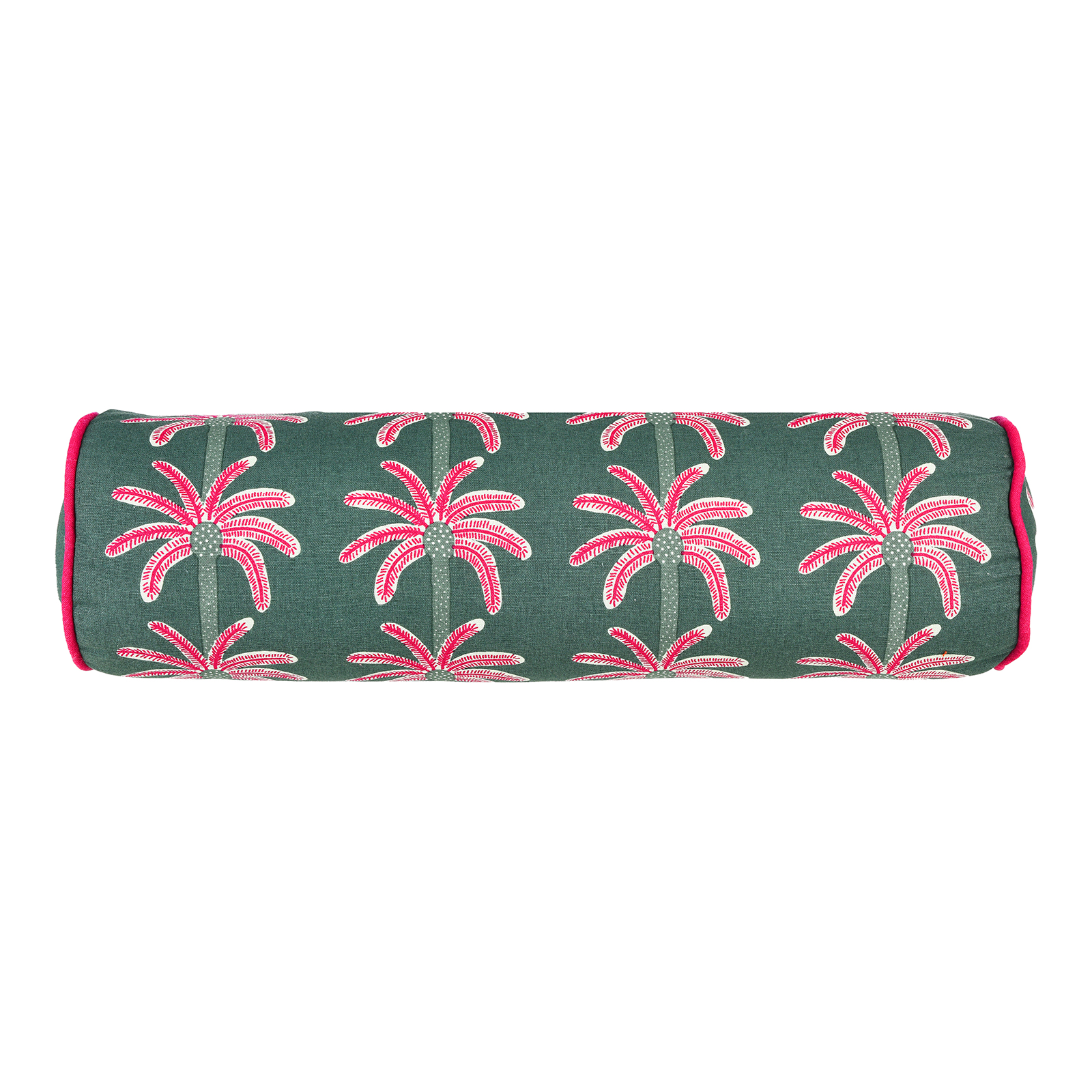 Outdoor-Sitzkissen Palms mit Nackenrolle