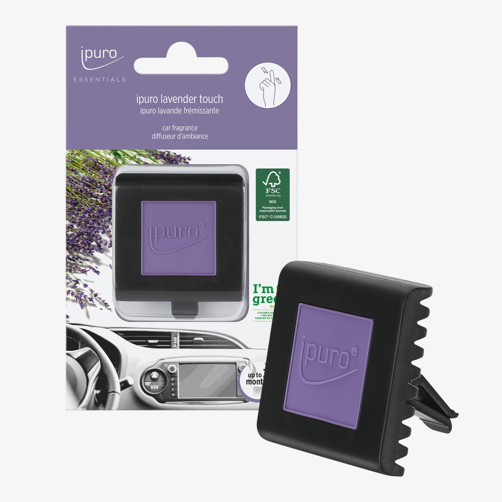 ipuro ESSENTIALS Autoduft Lavender Touch