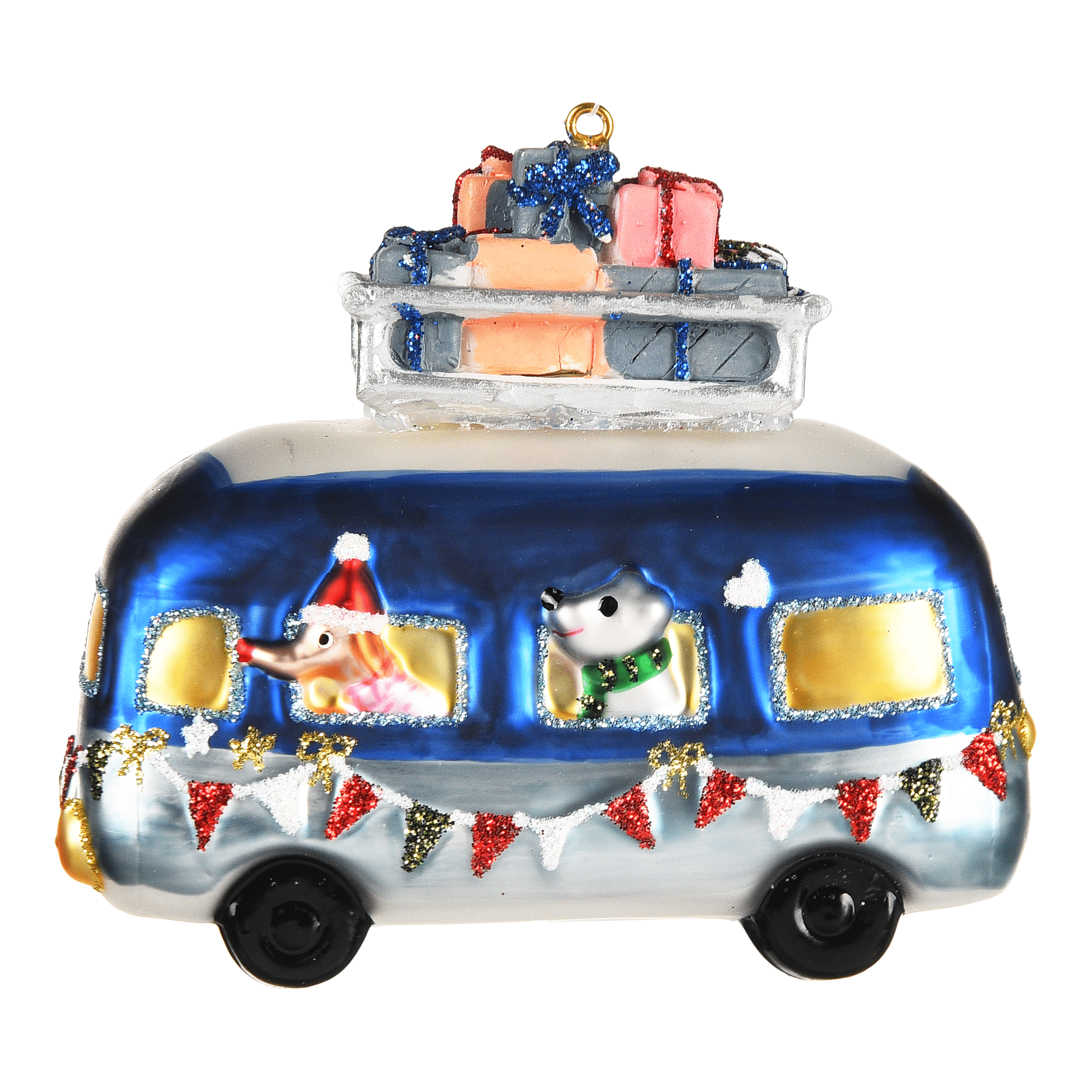 Glas-Baumschmuck Caravan