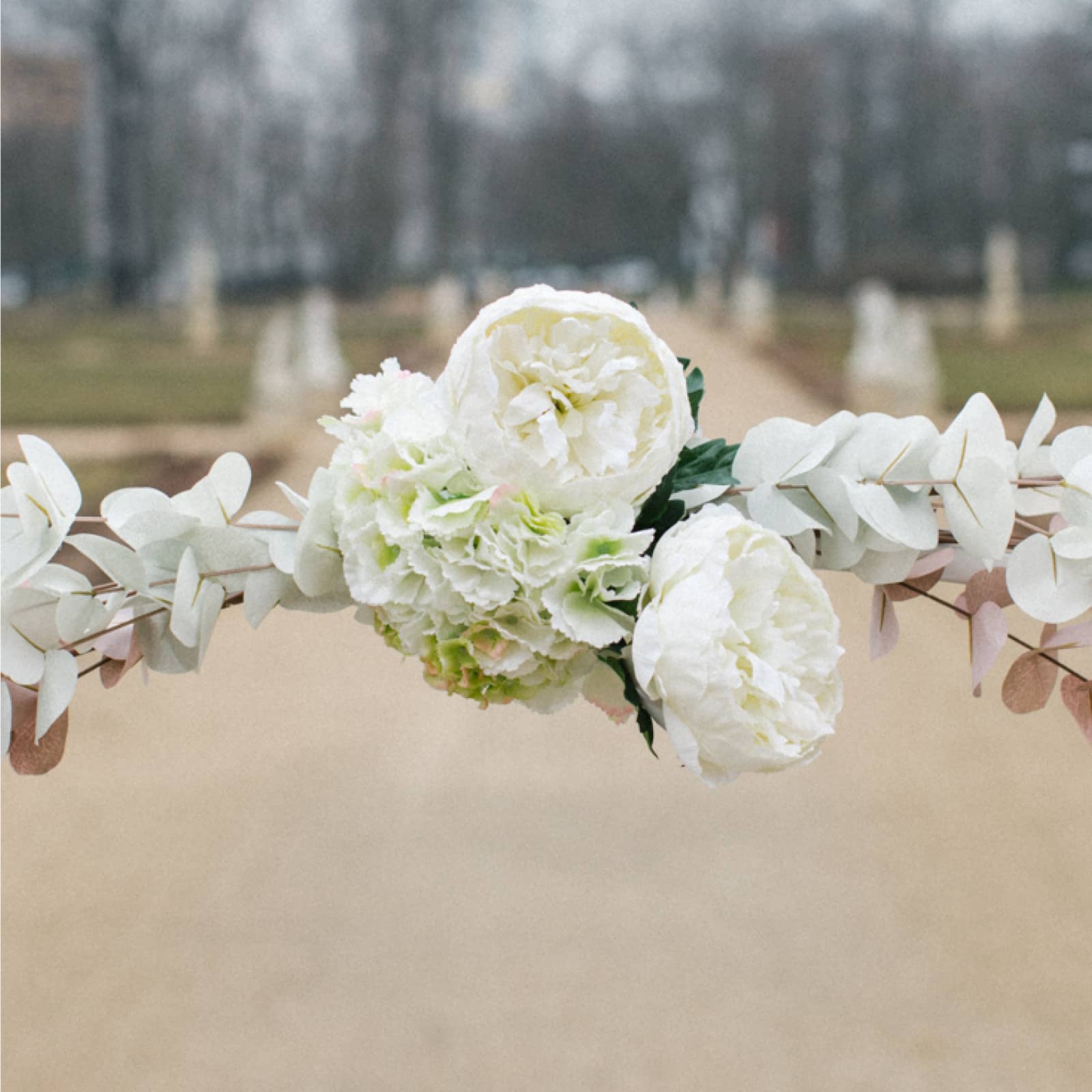 Kunstblume Hortensie