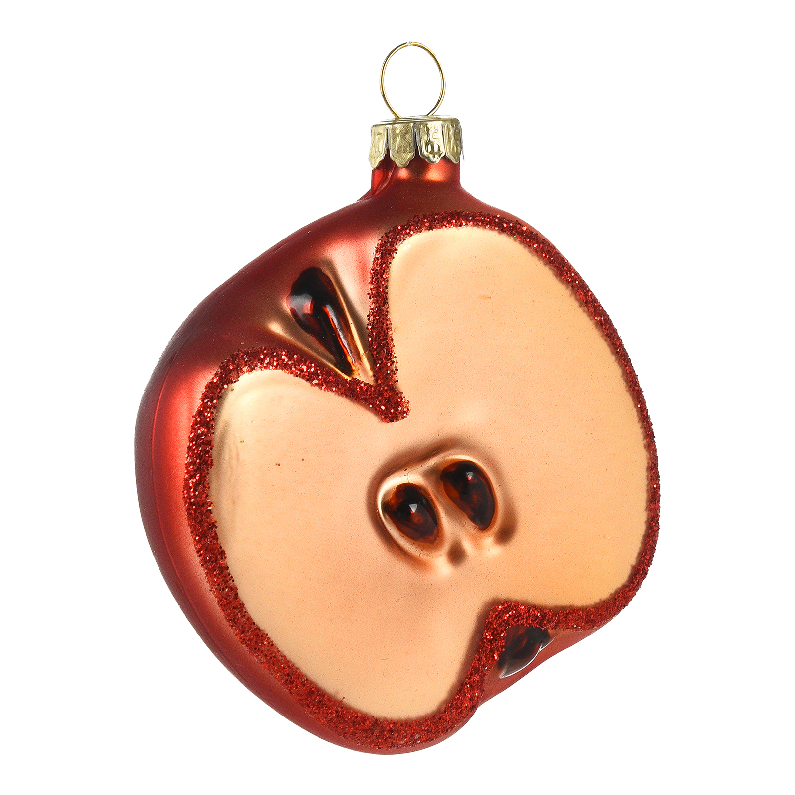 Glas-Baumschmuck Apfel