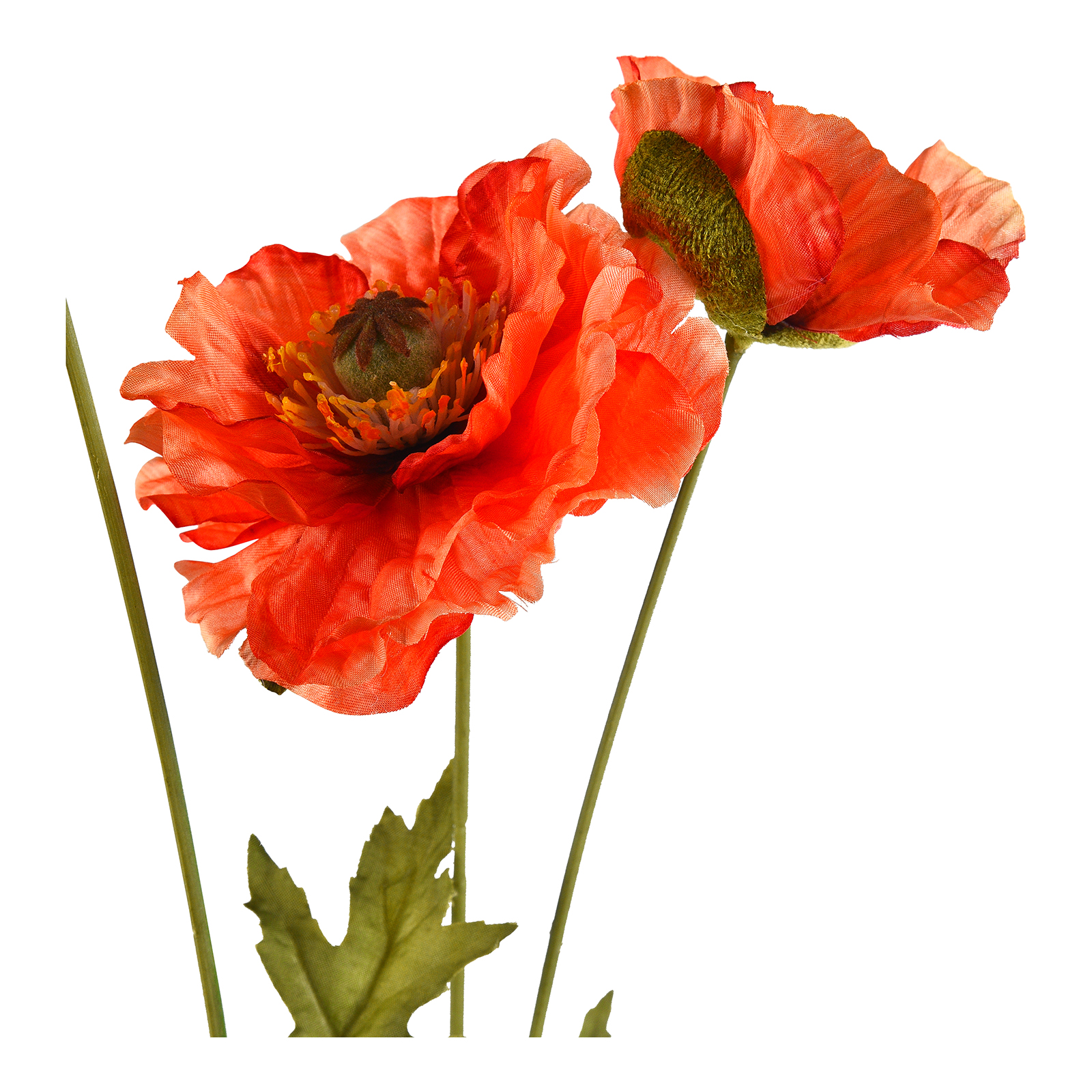 Kunstblume Mohnblume