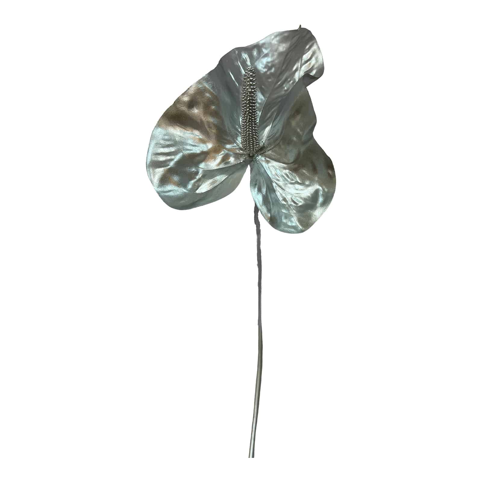 Metallic-Kunstblatt Anthurium
