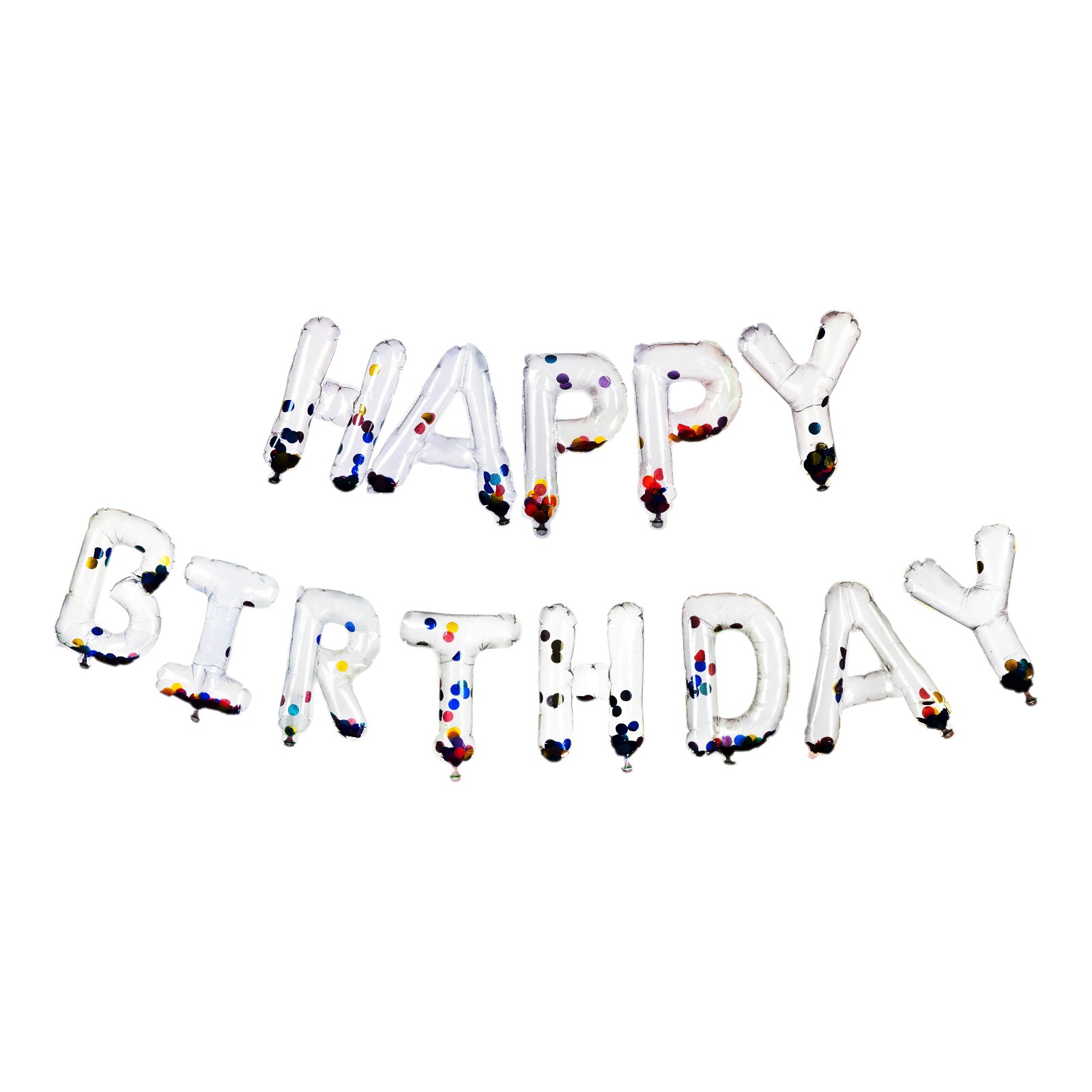 Ballon-Set Confetti Happy Birthday