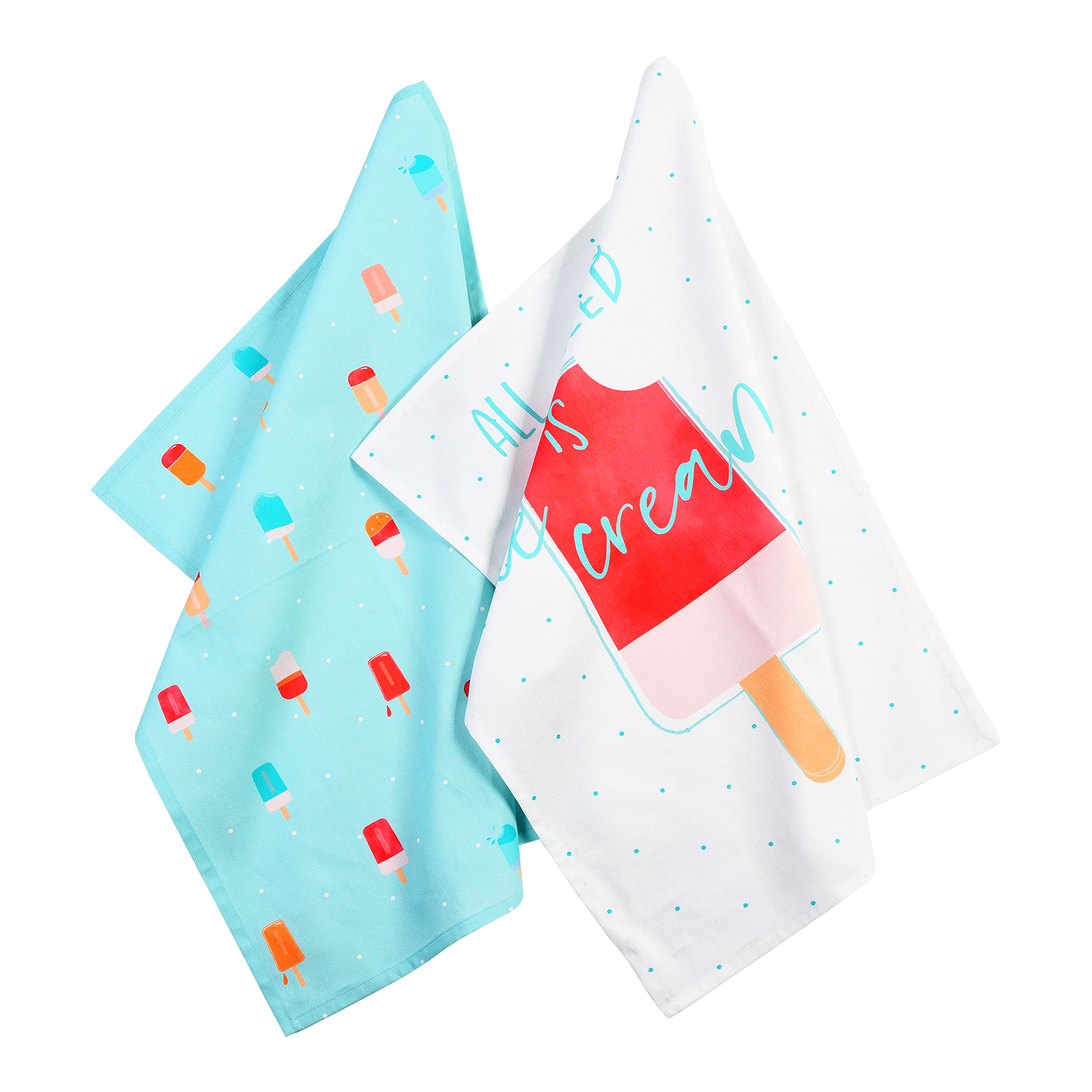 Geschirrtuch-Set Eiscreme