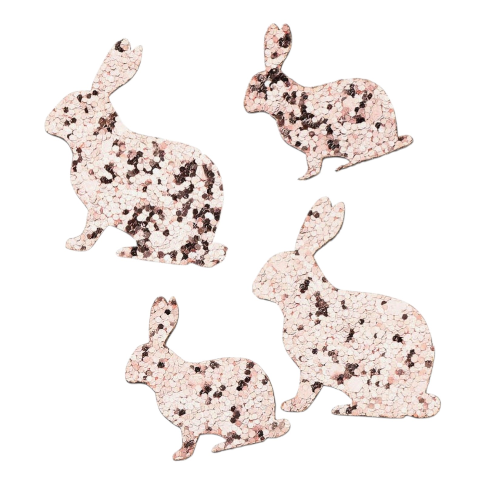 Glitzer-Sticker-Set Hase