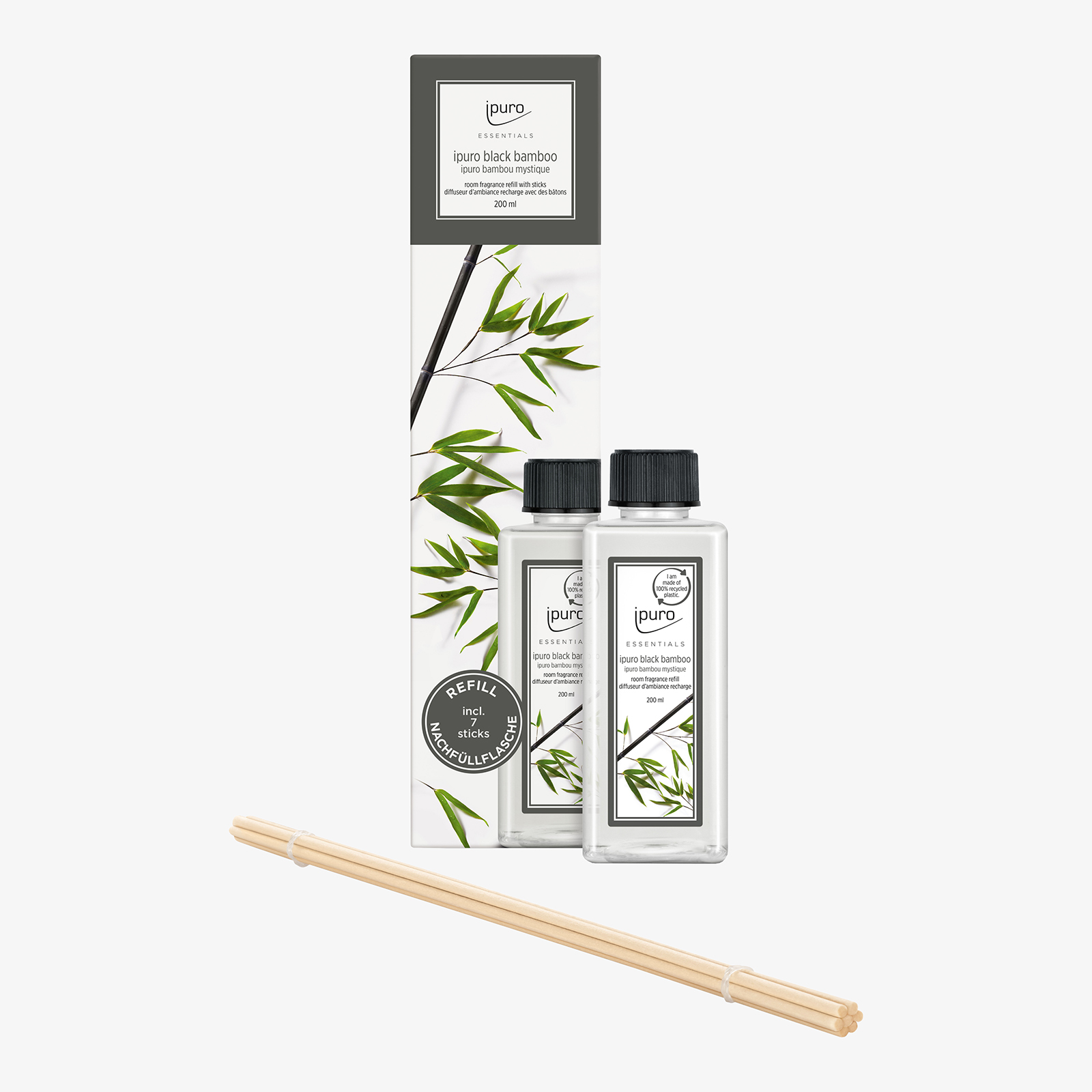 ipuro ESSENTIALS Nachfüllpack Black Bamboo