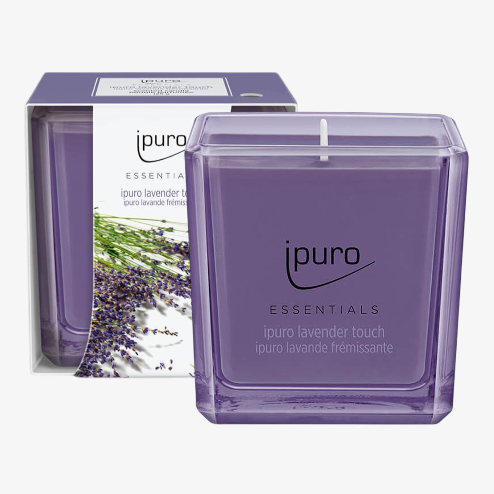 ipuro ESSENTIALS Duftkerze Lavender Touch