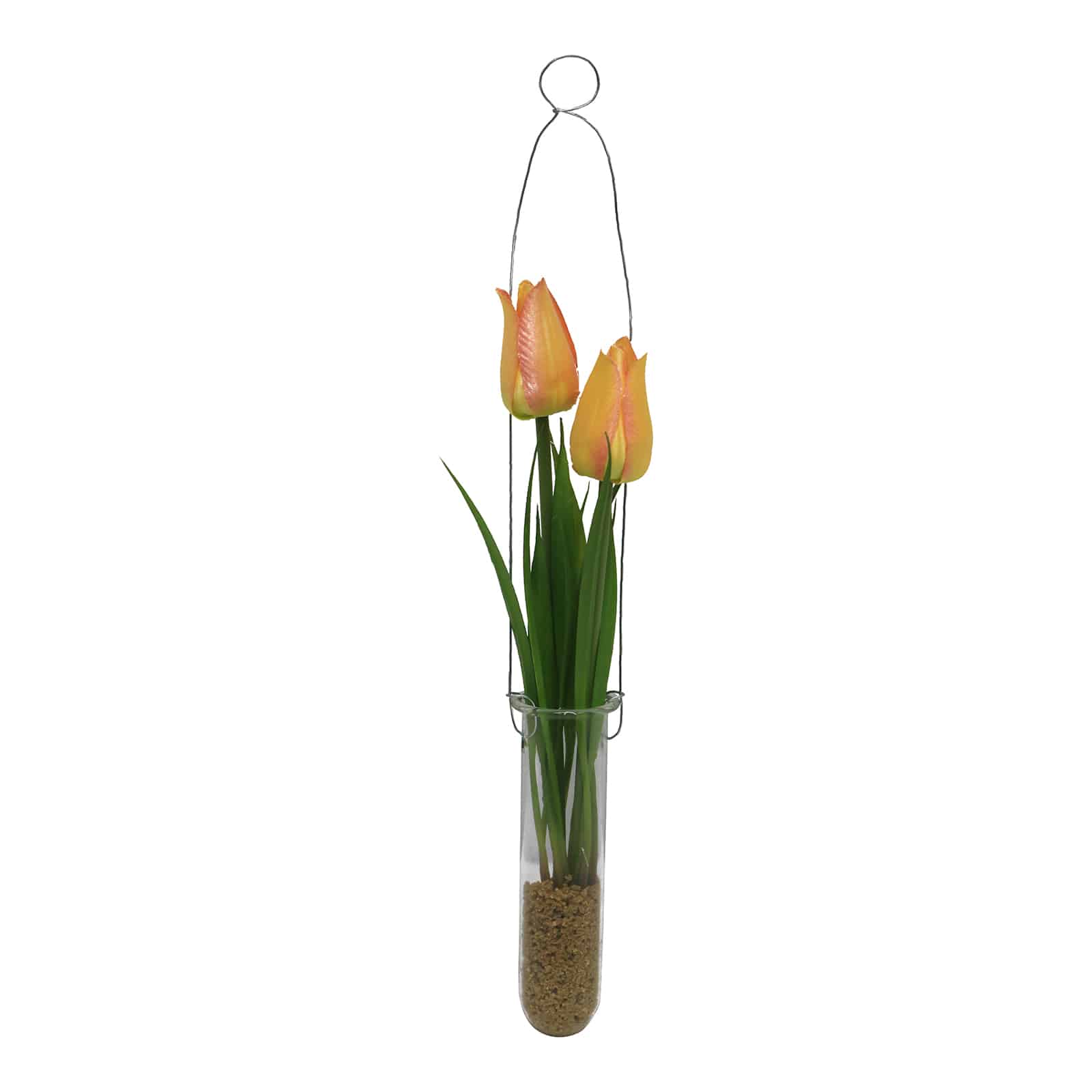 Kunstblume Tulpe in Reagenzglas