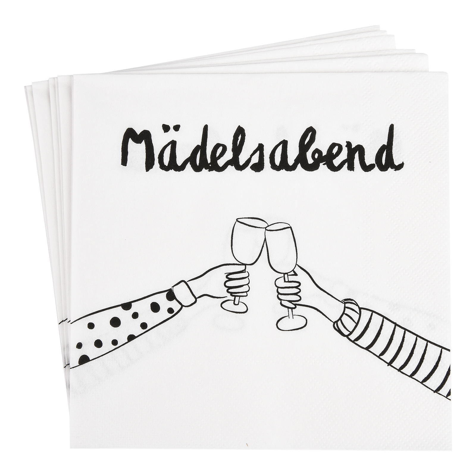 Servietten Mädelsabend