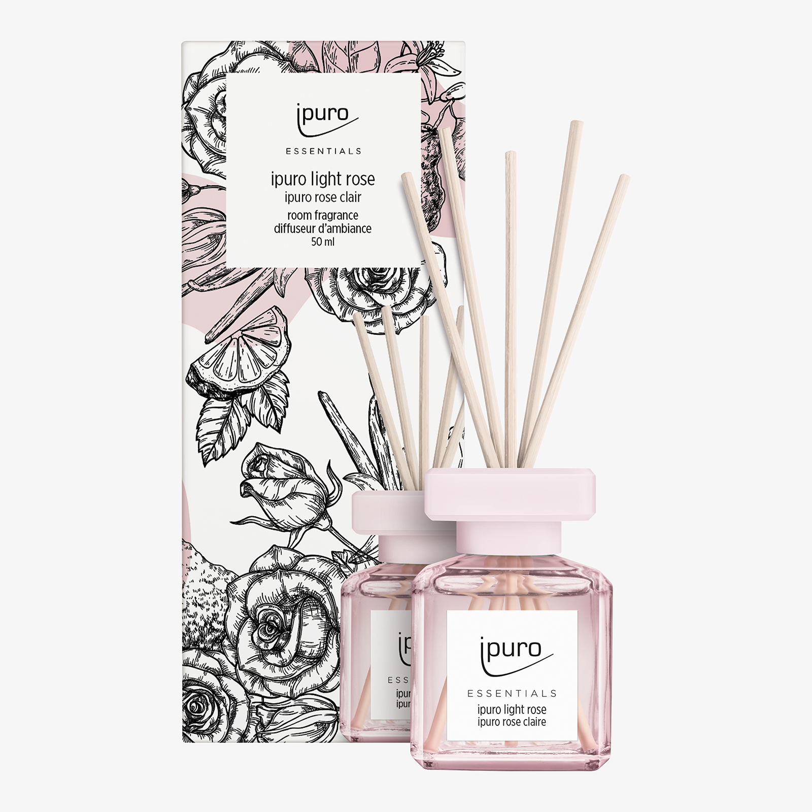 ipuro ESSENTIALS Raumduft Light Rose