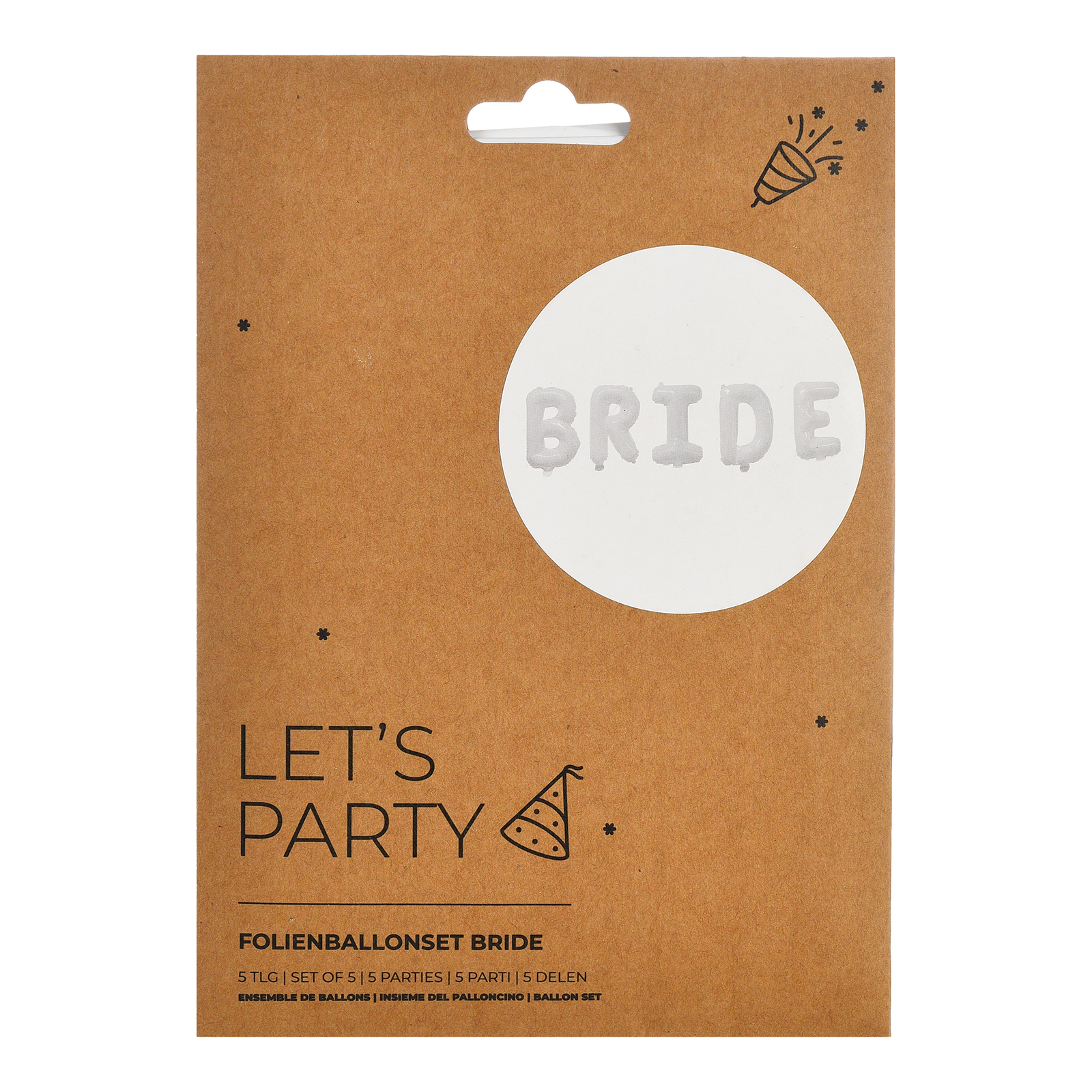 Folienballon-Set Bride