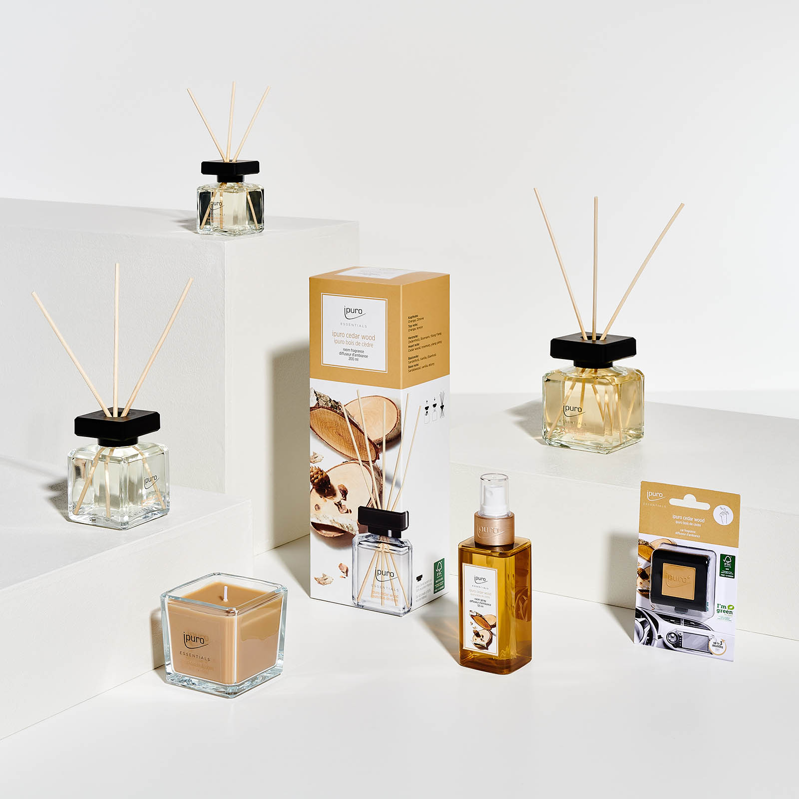 ESSENTIALS Raumduft-Set Cedar Wood