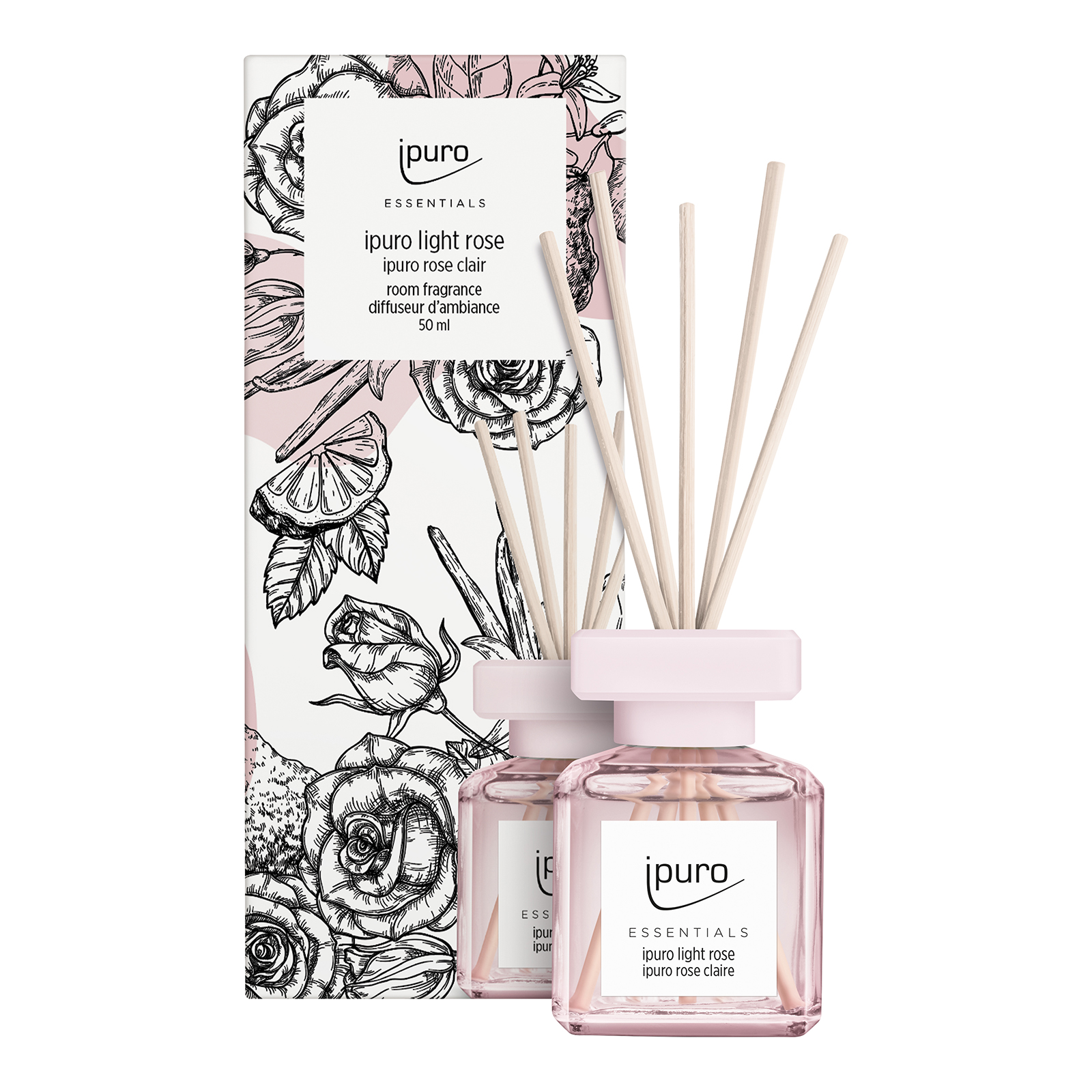 ipuro ESSENTIALS Raumduft Light Rose