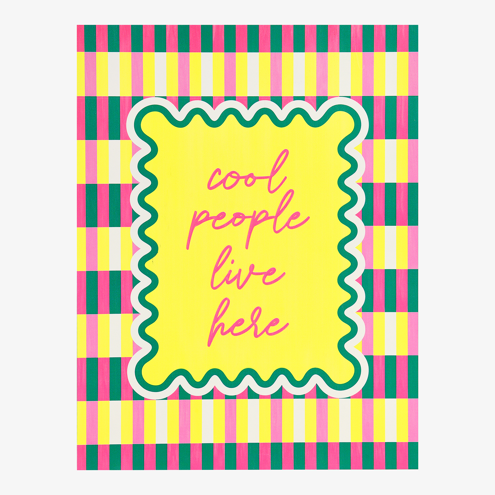 Holz-Wandbild Cool People