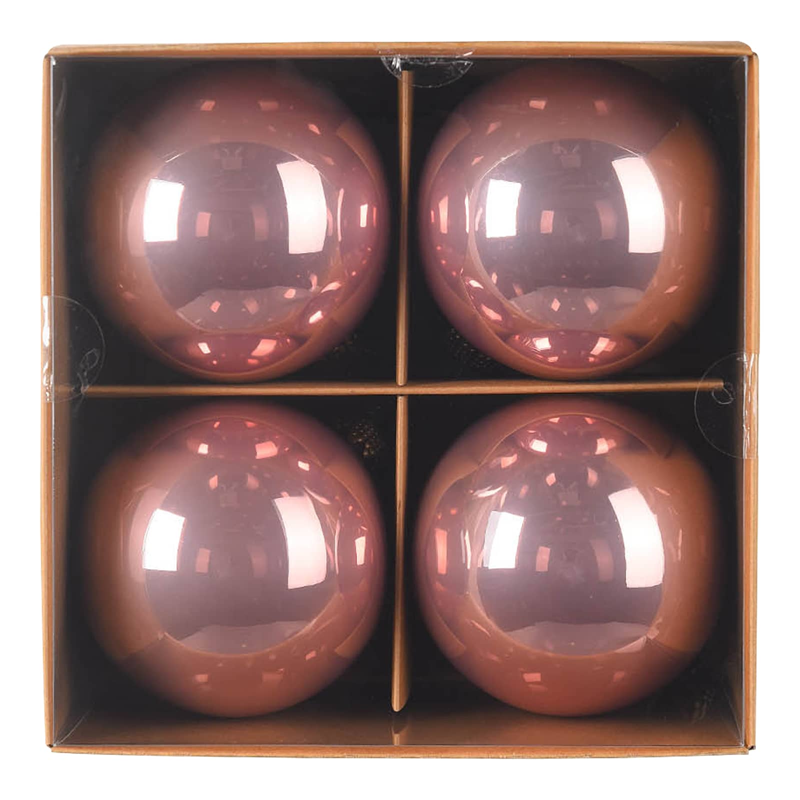Glas-Weihnachtskugeln Opal