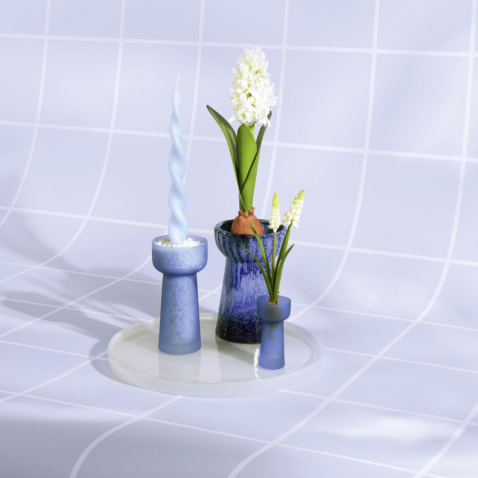 Glas-Deko-Platte