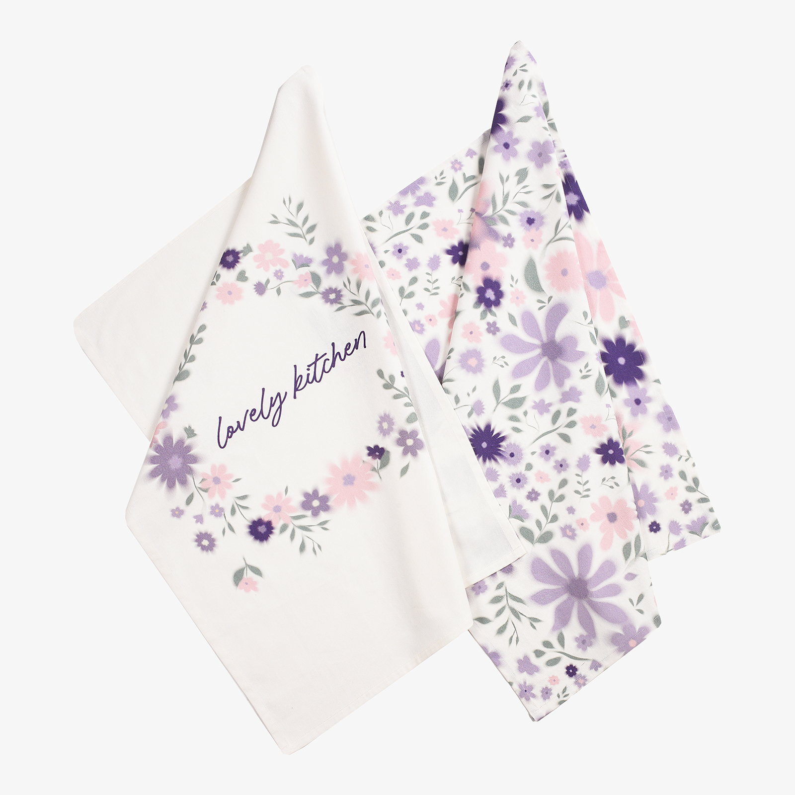 Geschirrtuch-Set Flora