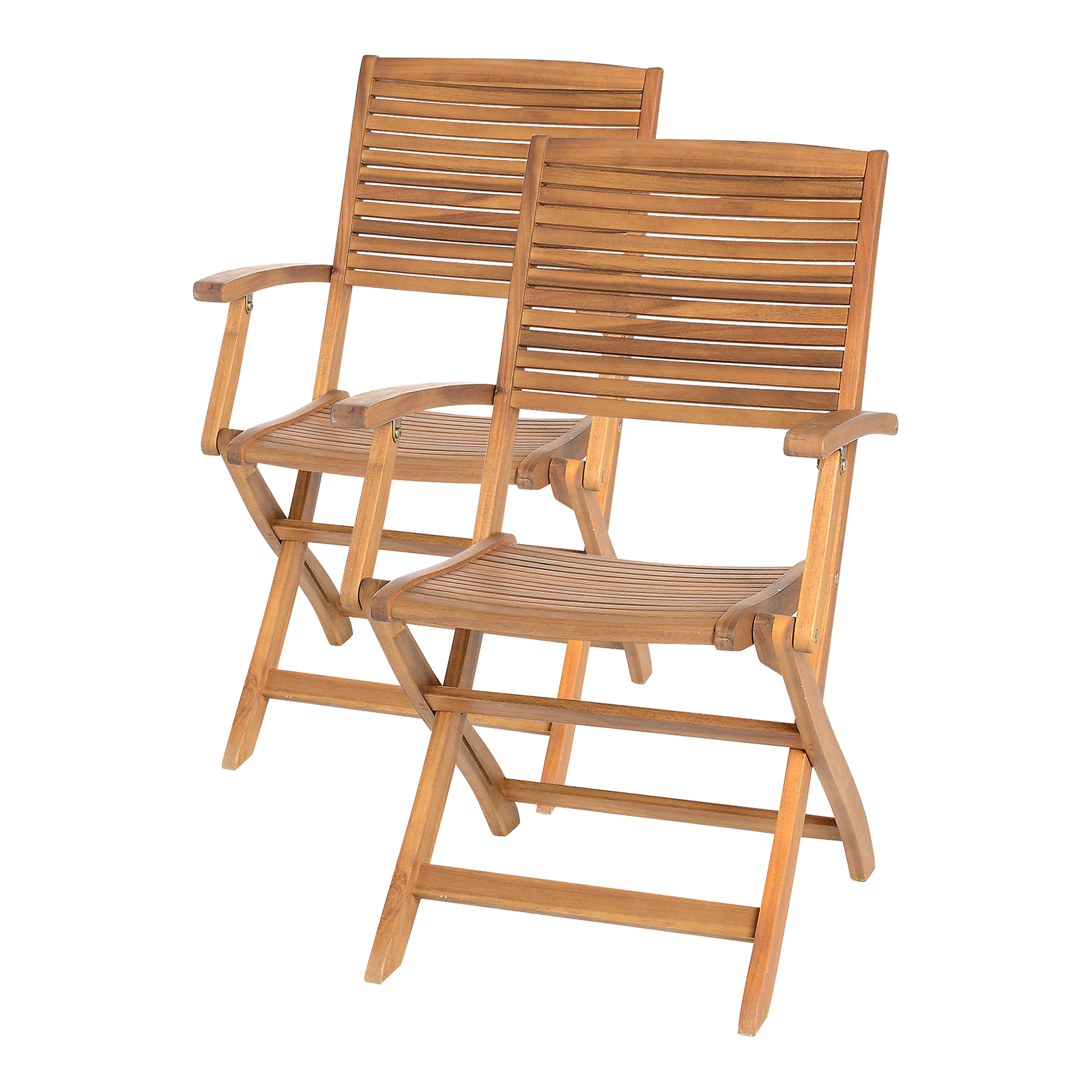 Armlehnstühle Marta aus Akazienholz