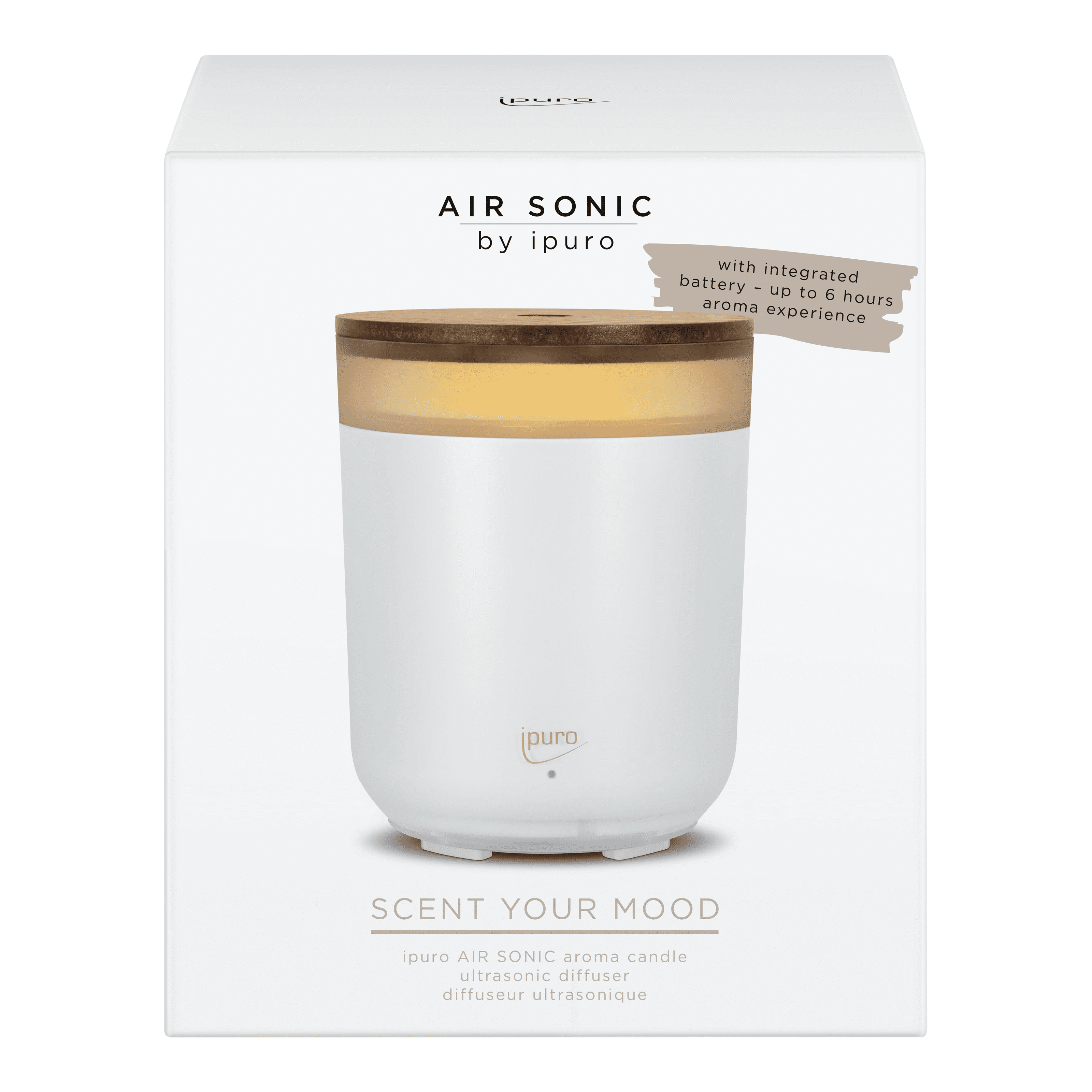 AIR SONIC Elektrischer Aroma-Diffusor Aroma Candle