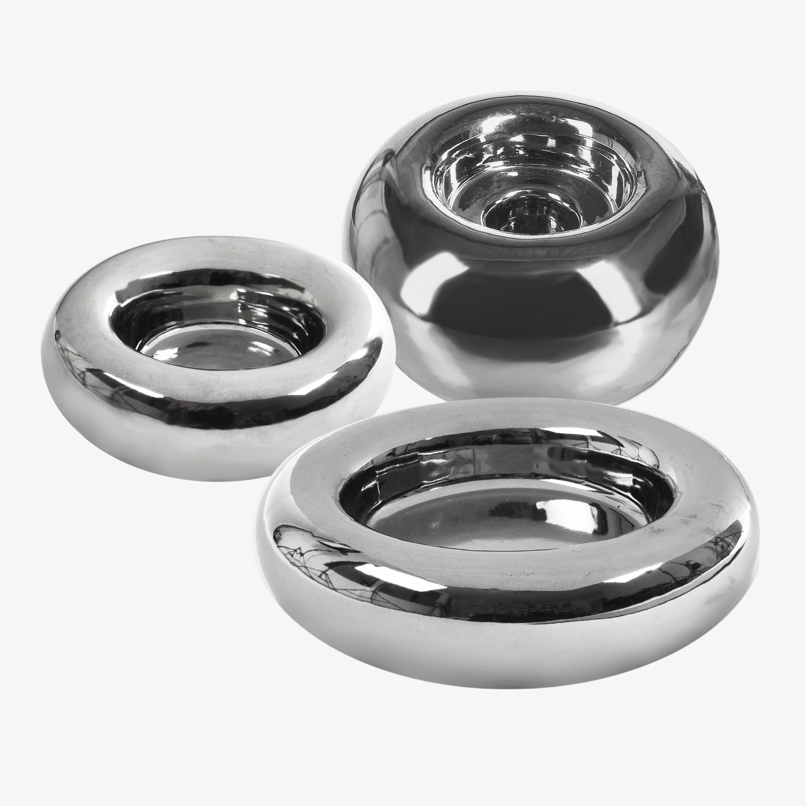 Kerzenhalter-Set Shiny