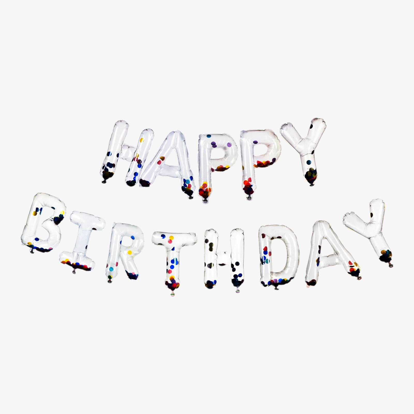 Ballon-Set Confetti Happy Birthday